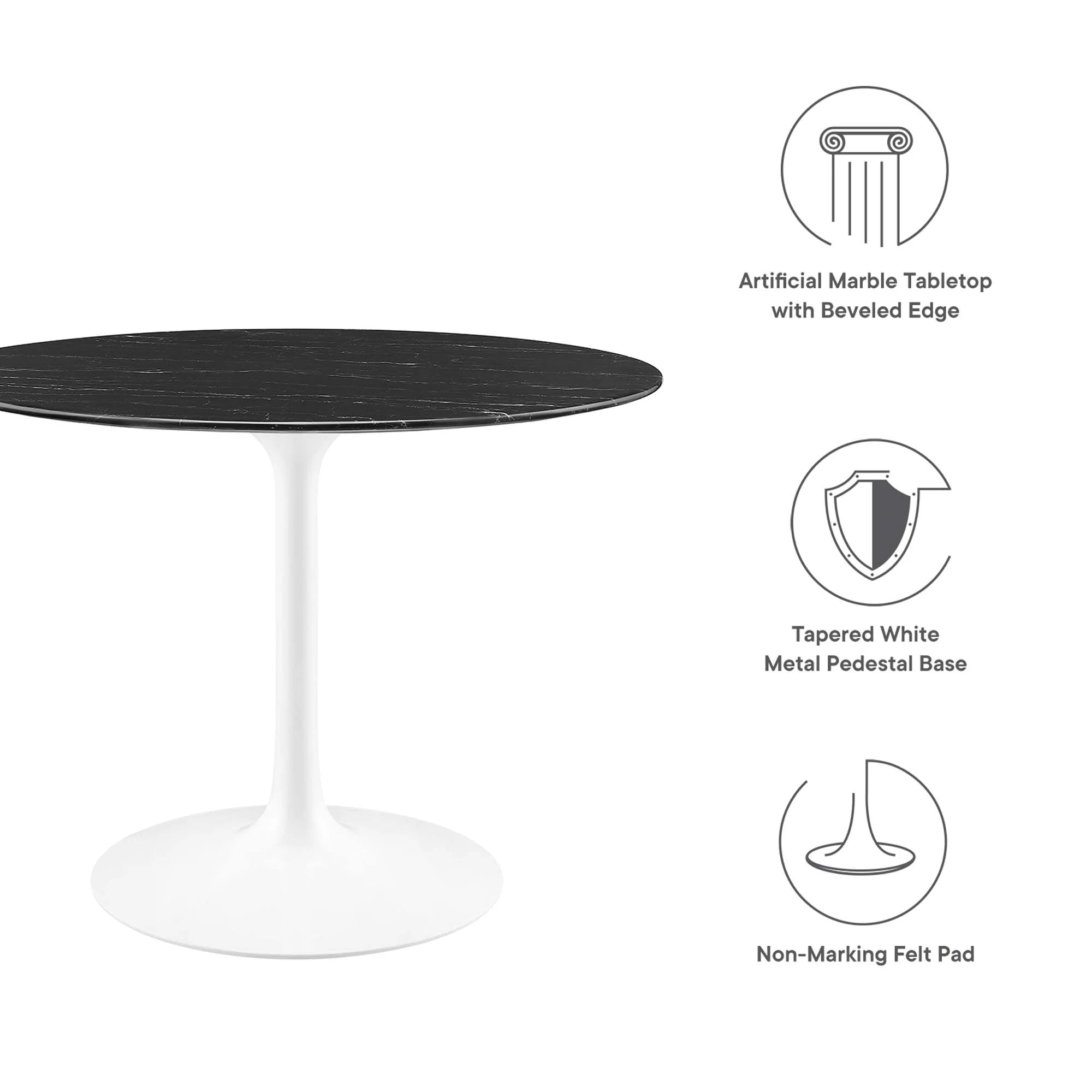 Lippa Round 40" Dining Table