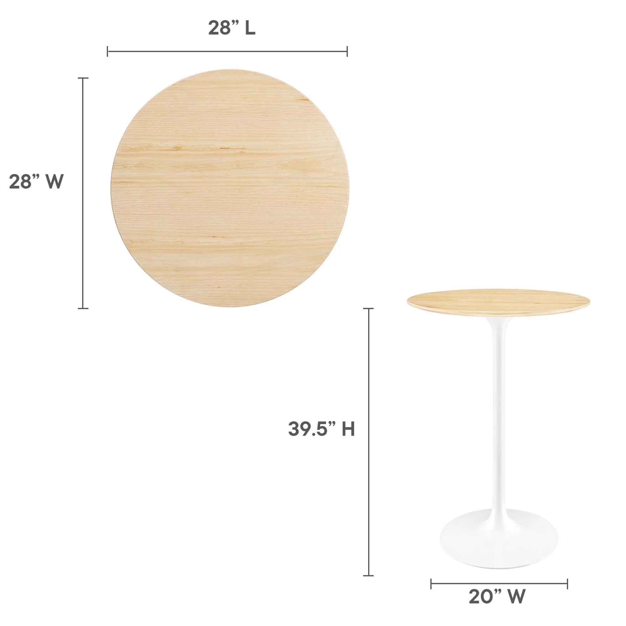 Table à manger rectangulaire en bois Lippa