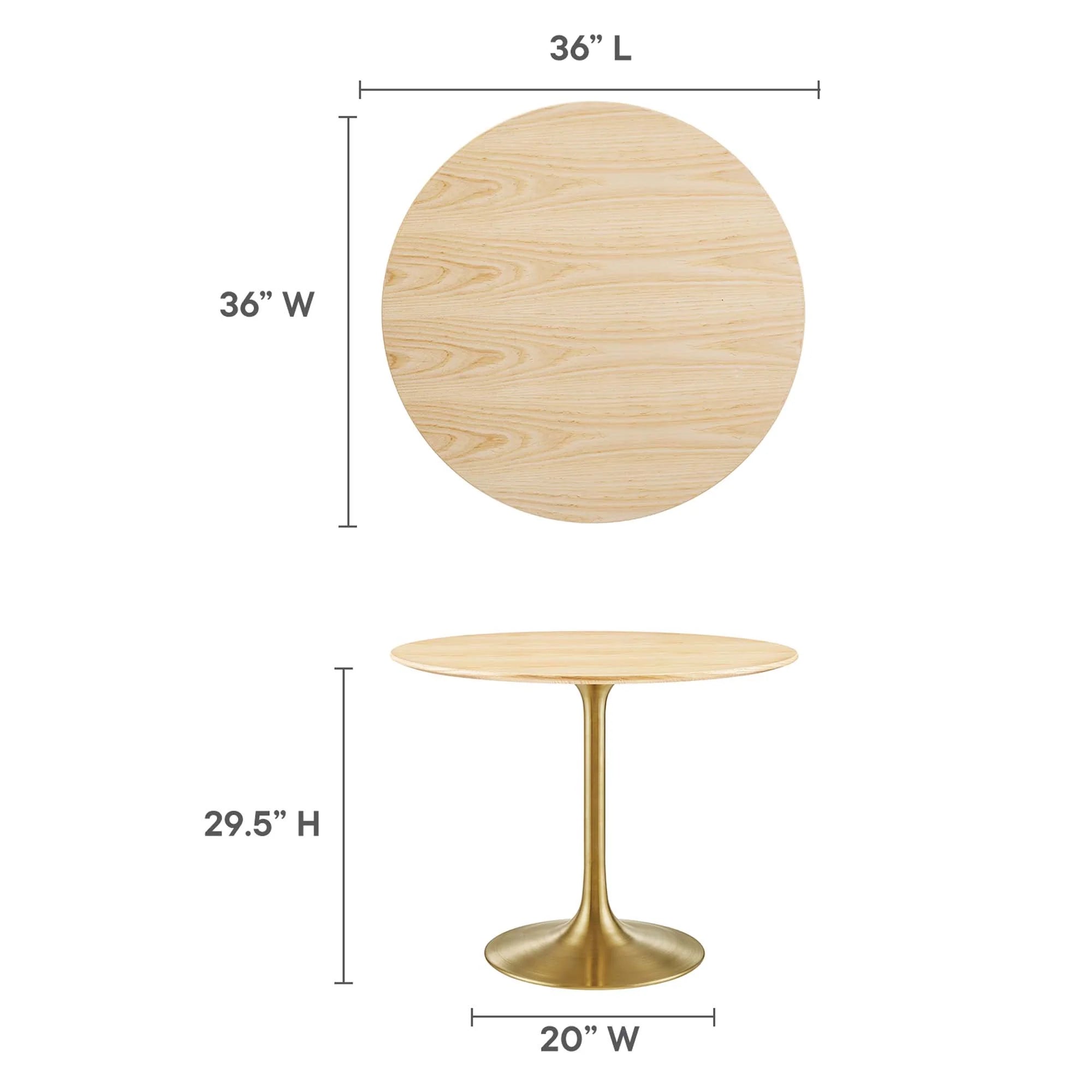 Lippa Round 36" Dining Table