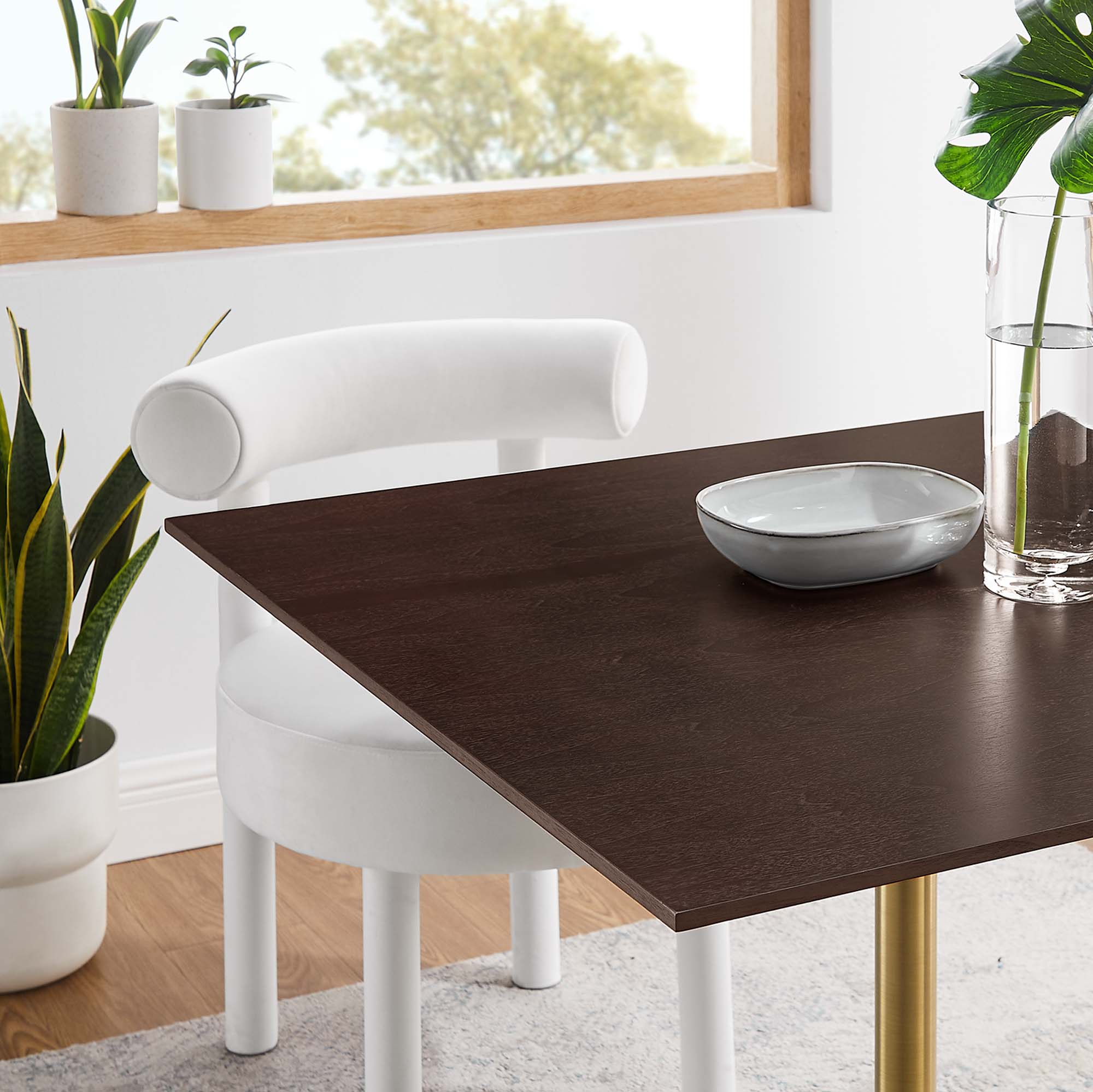 Lippa Square Wood Dining Table