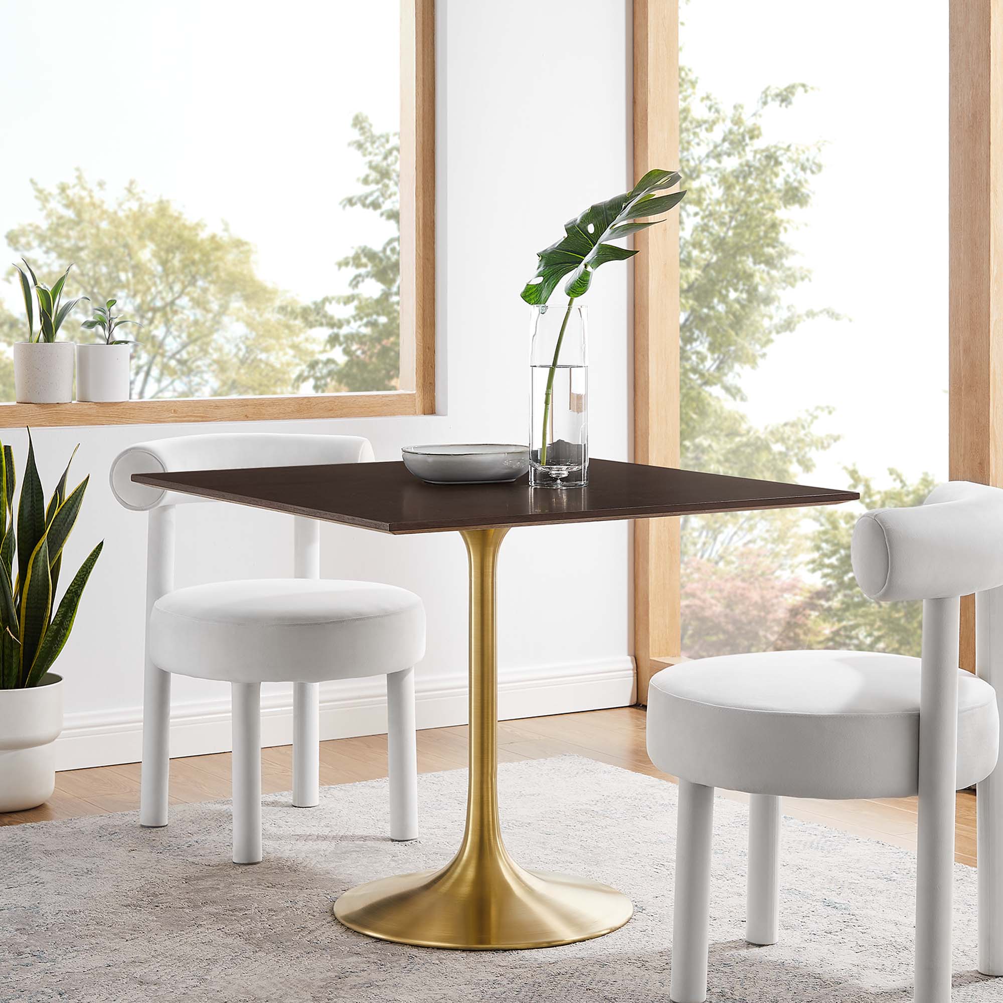 Lippa Square Wood Dining Table
