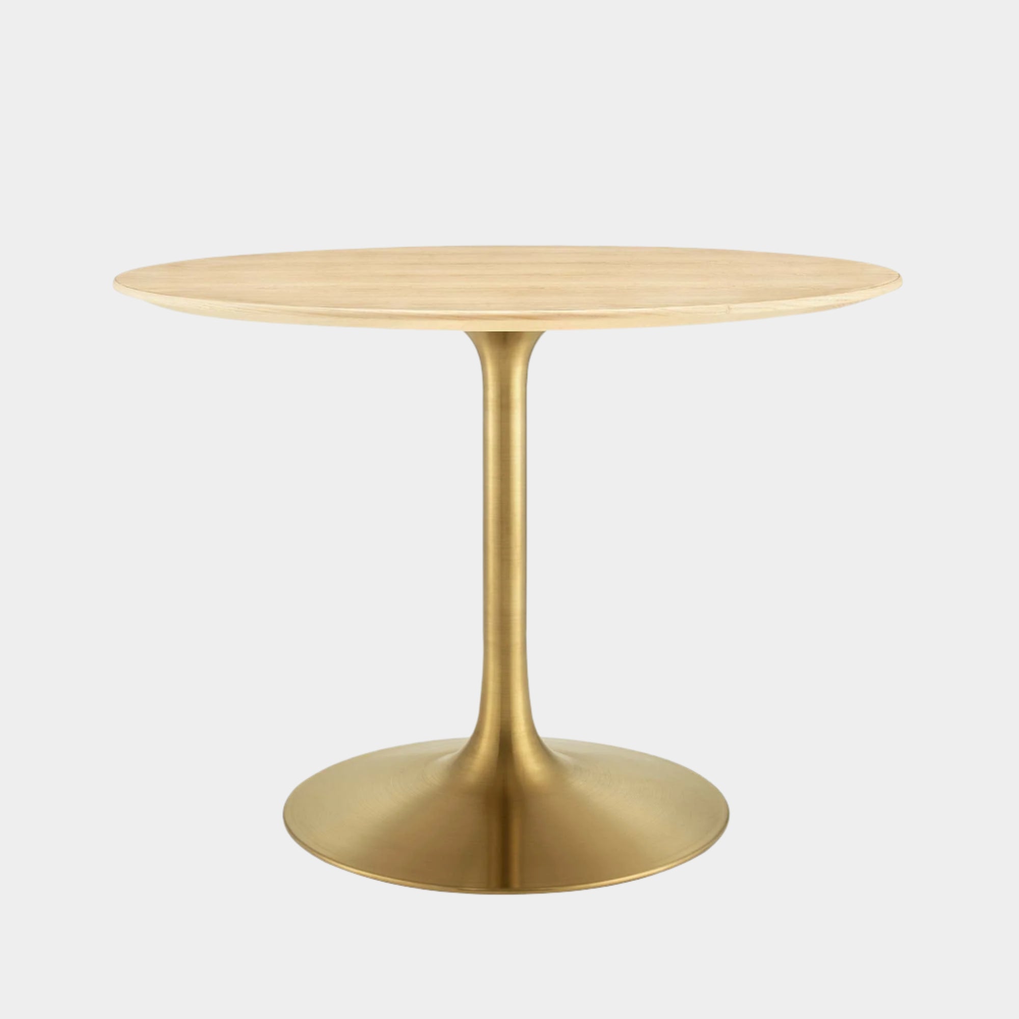 Table à manger Lippa en bois de 40 po en couleur or naturel