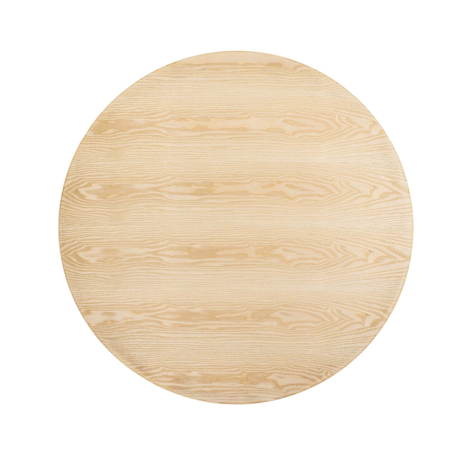 Table à manger Lippa en bois de 40 po en couleur or naturel