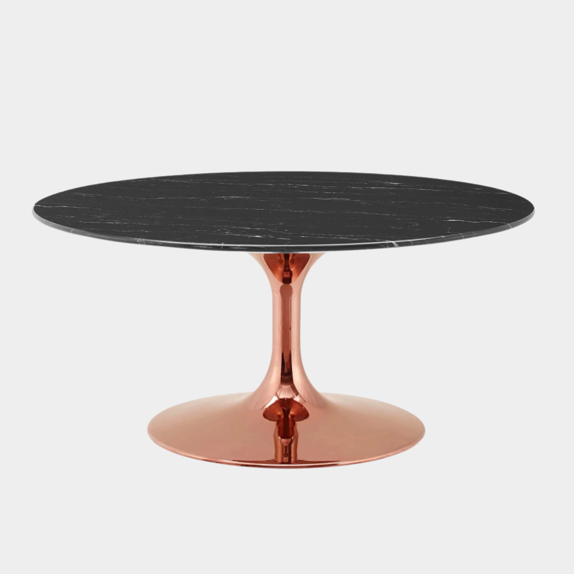 Lippa 36" Round Faux Marble Coffee Table