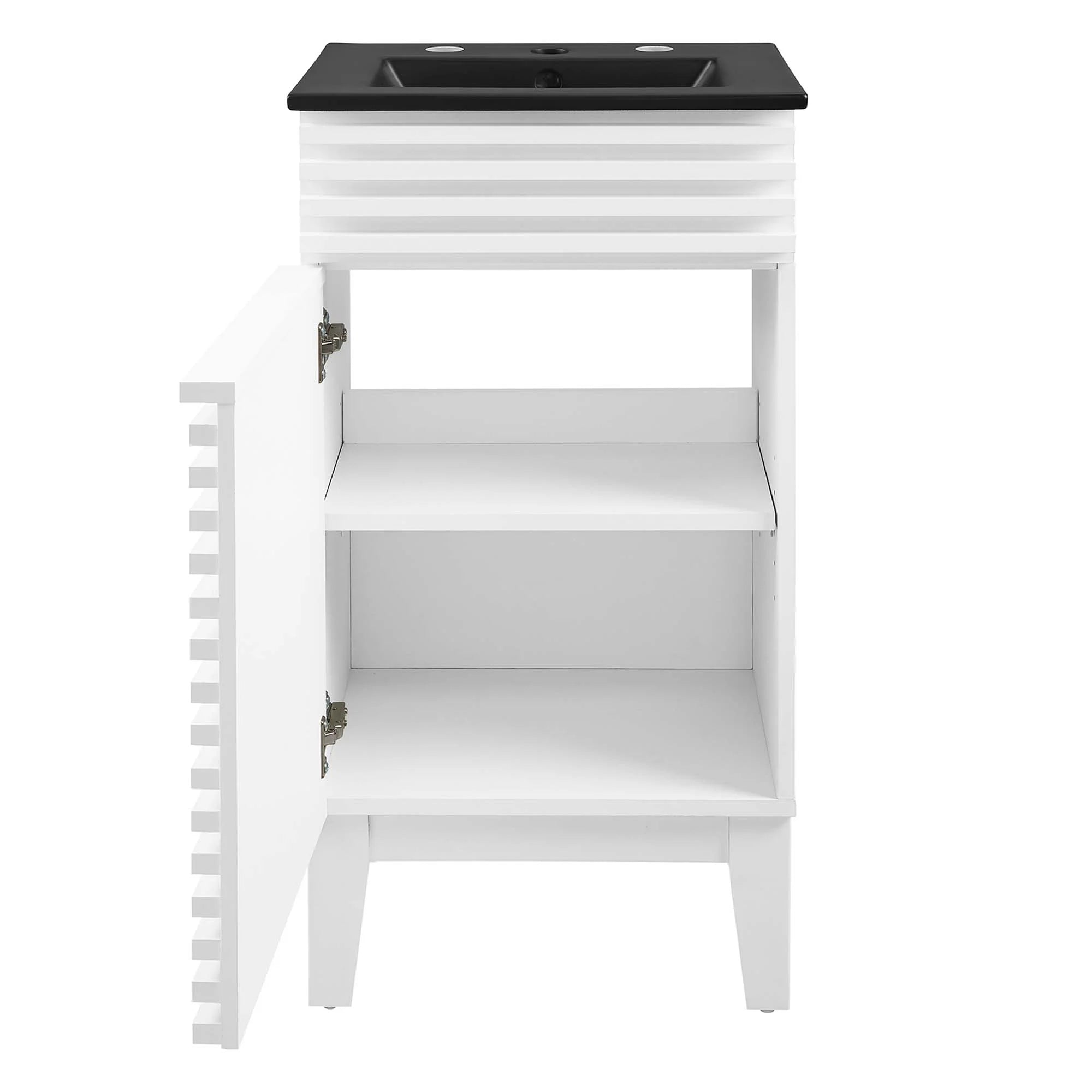 Render Bathroom Vanity with Black Basin Included