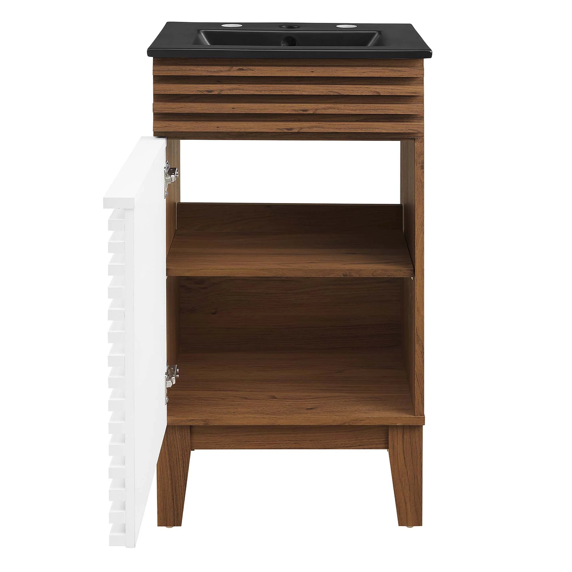Render Bathroom Vanity with Black Basin Included