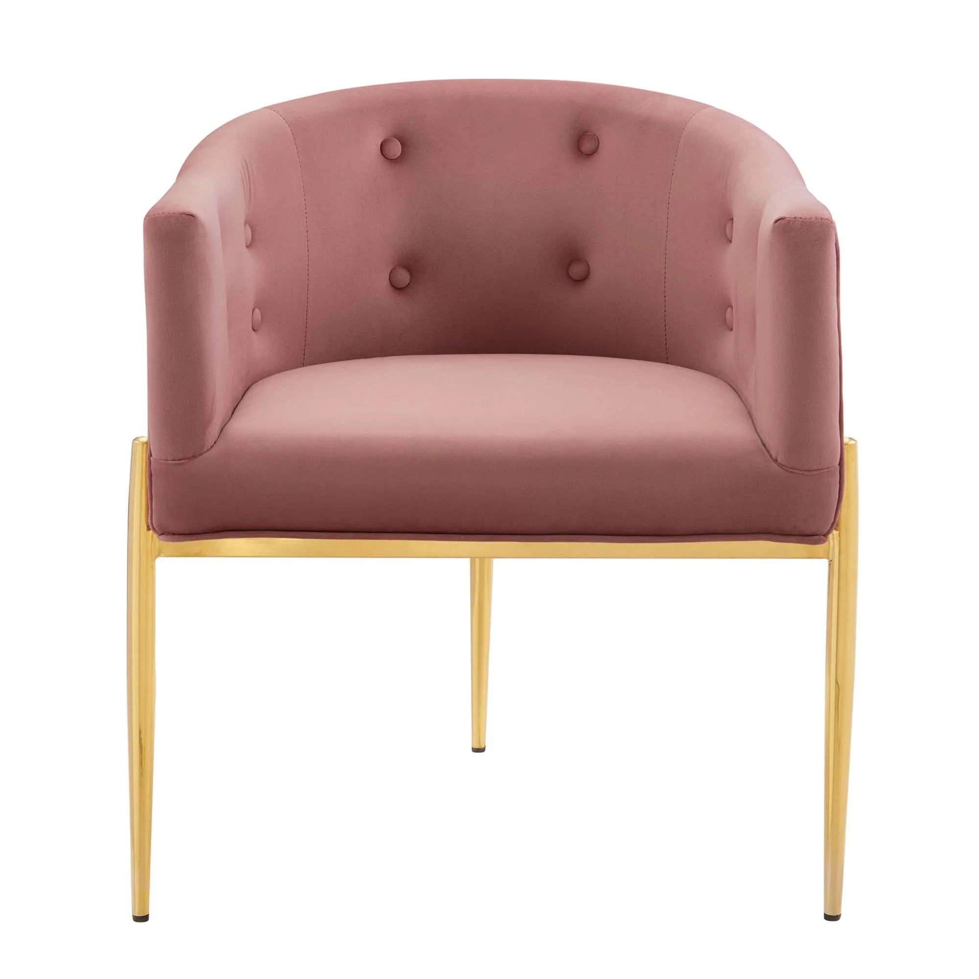 Fauteuil de salon en velours Ponder Performance