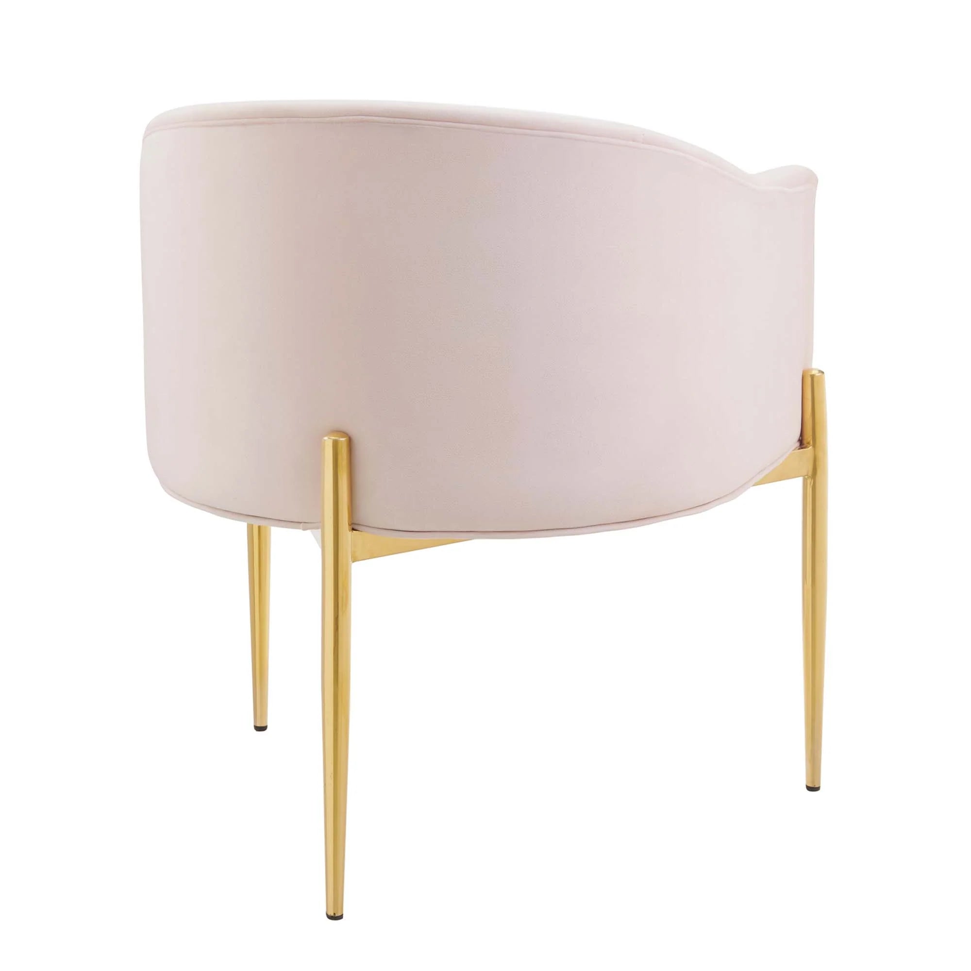 Fauteuil de salon en velours Ponder Performance