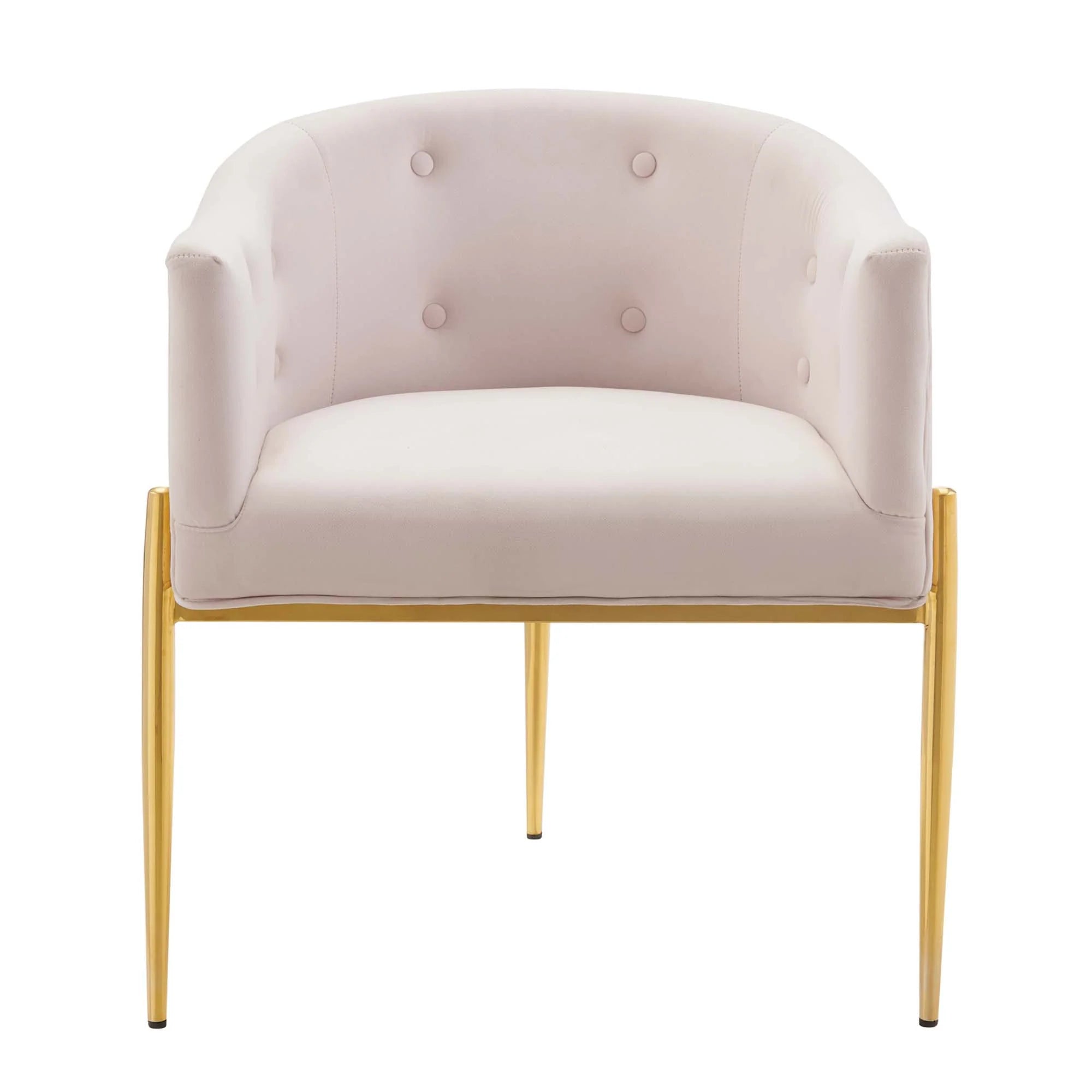 Fauteuil de salon en velours Ponder Performance