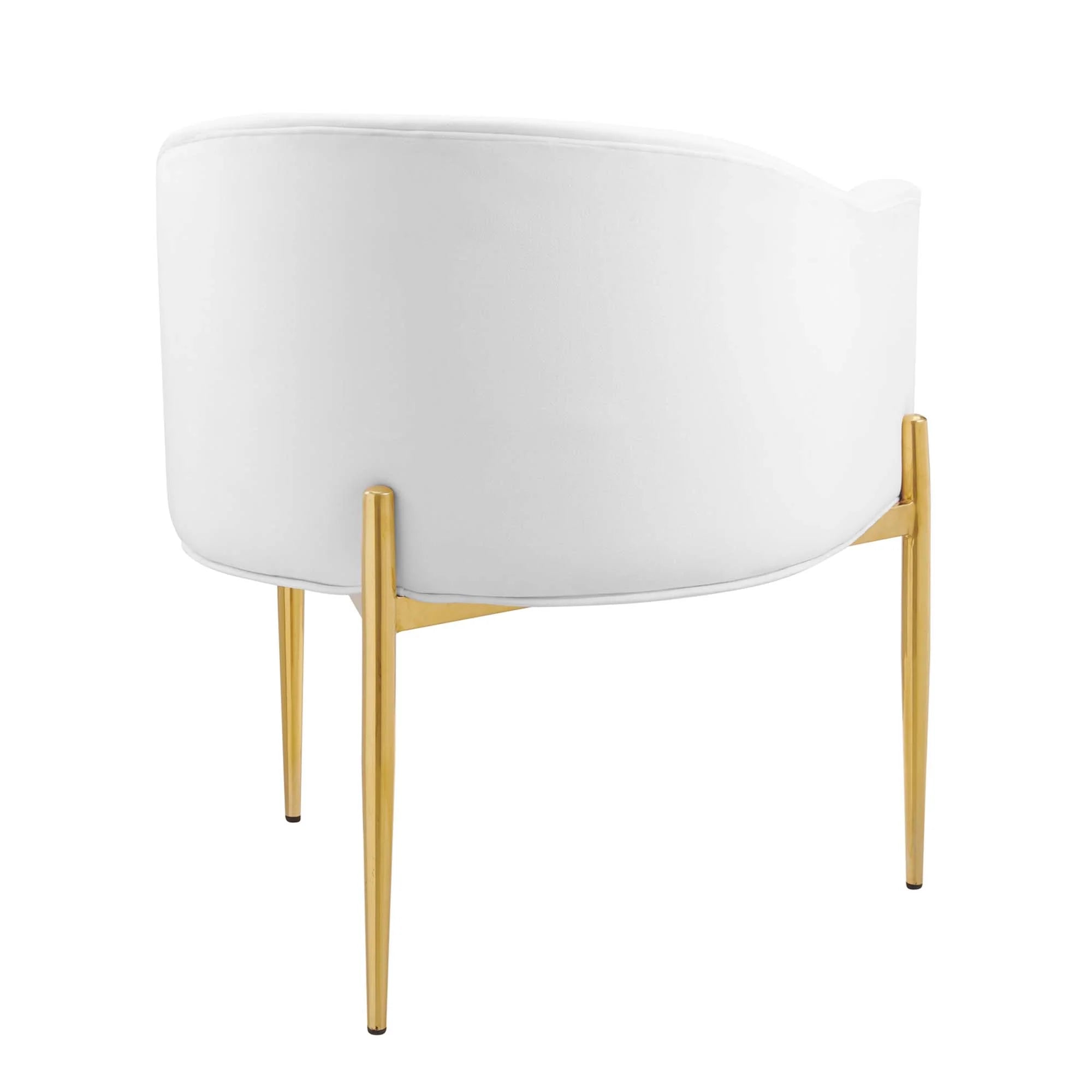 Fauteuil de salon en velours Ponder Performance