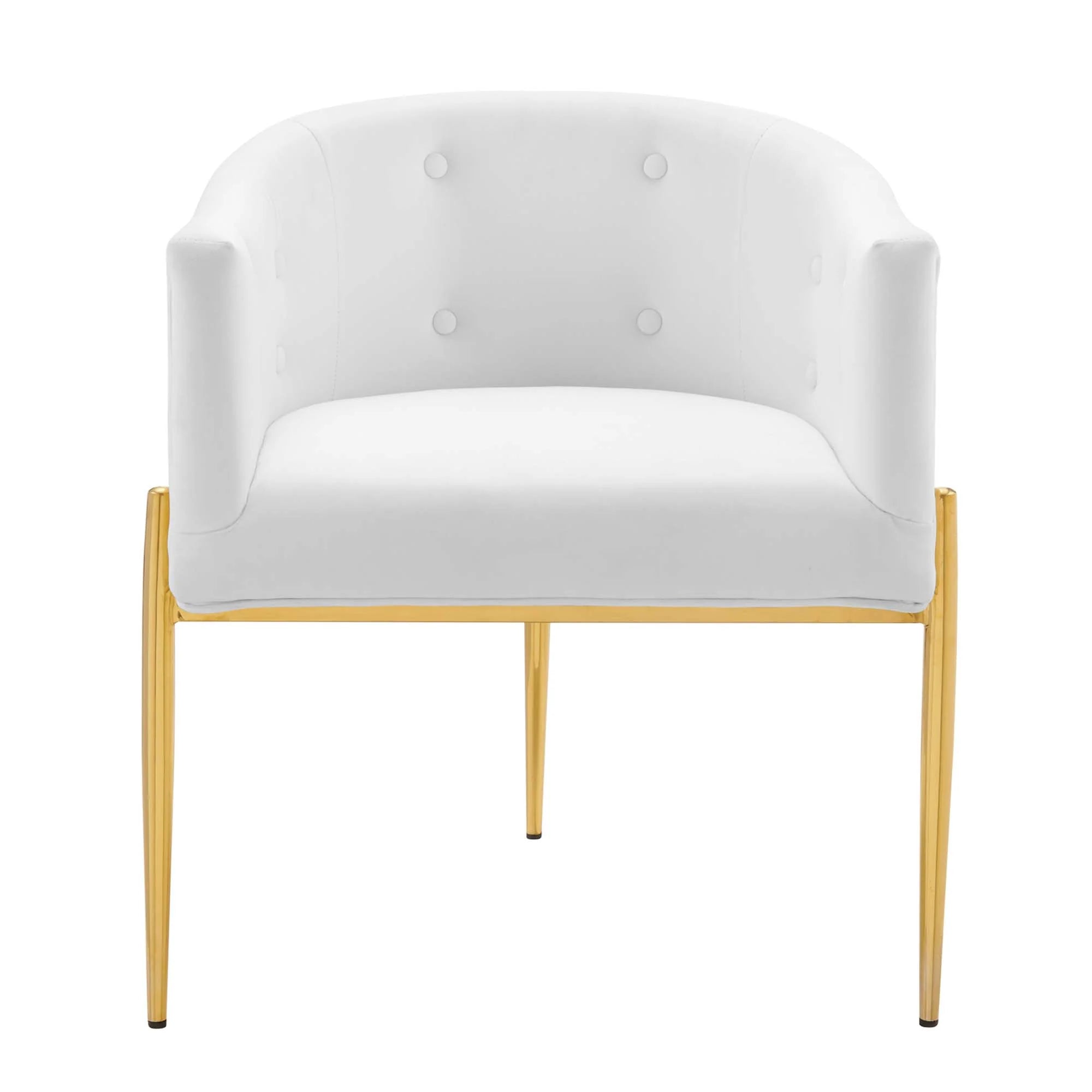 Fauteuil de salon en velours Ponder Performance