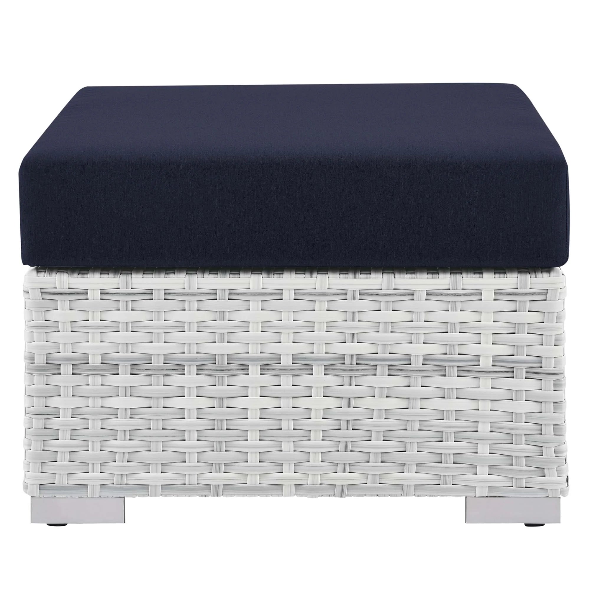 Convene 4-Piece Outdoor Patio Set in Light Gray Navy