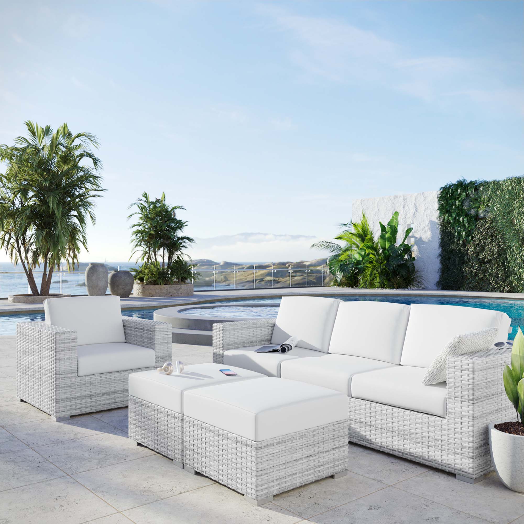 Convene 4-Piece Outdoor Patio Set