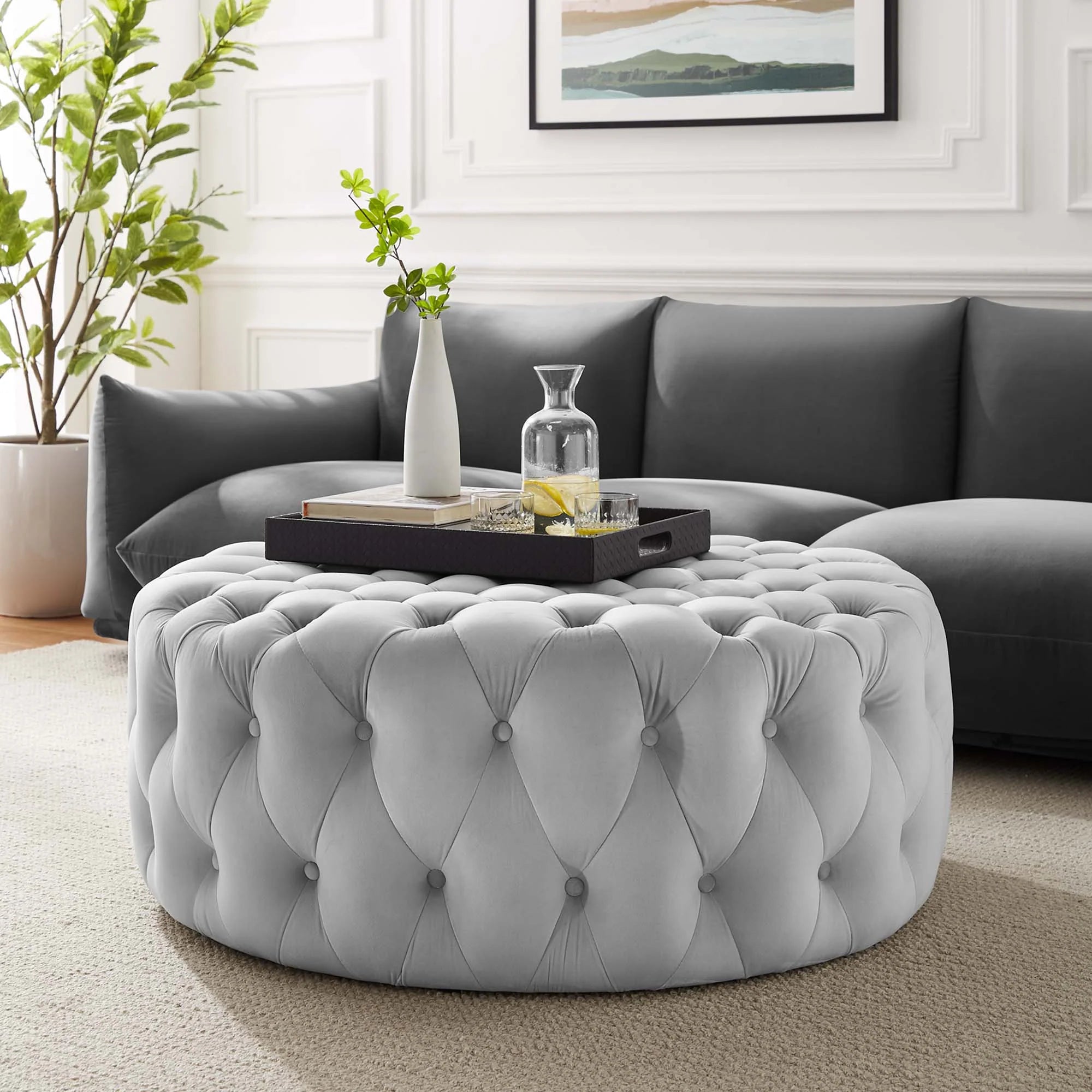 Chaise sans accoudoirs rembourrée en duvet Commix