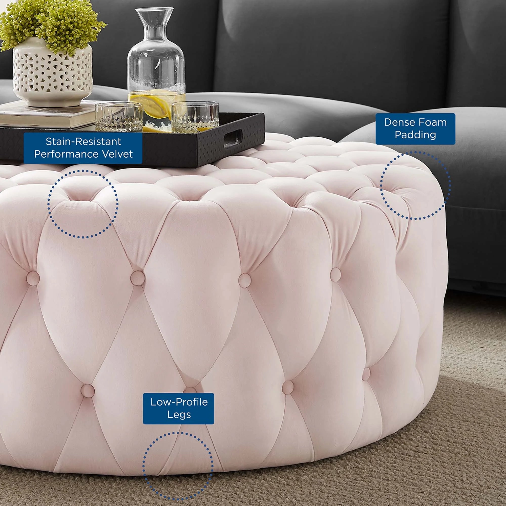 Chaise sans accoudoirs rembourrée en duvet Commix