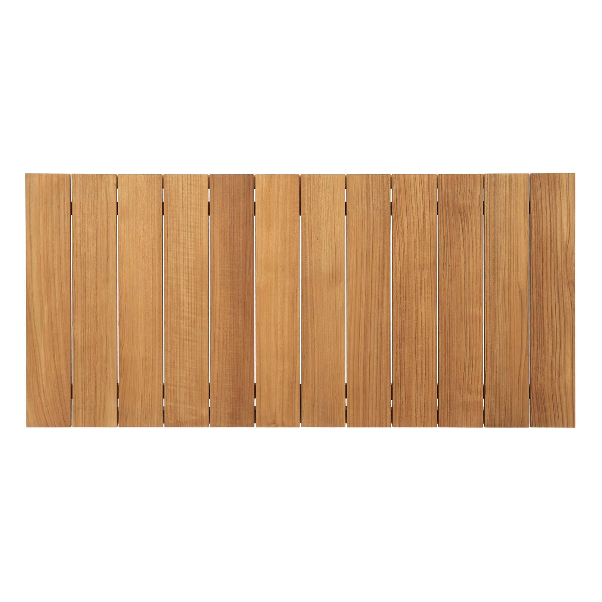 Bayport 6 Piece Outdoor Patio Teak Set in Natural White