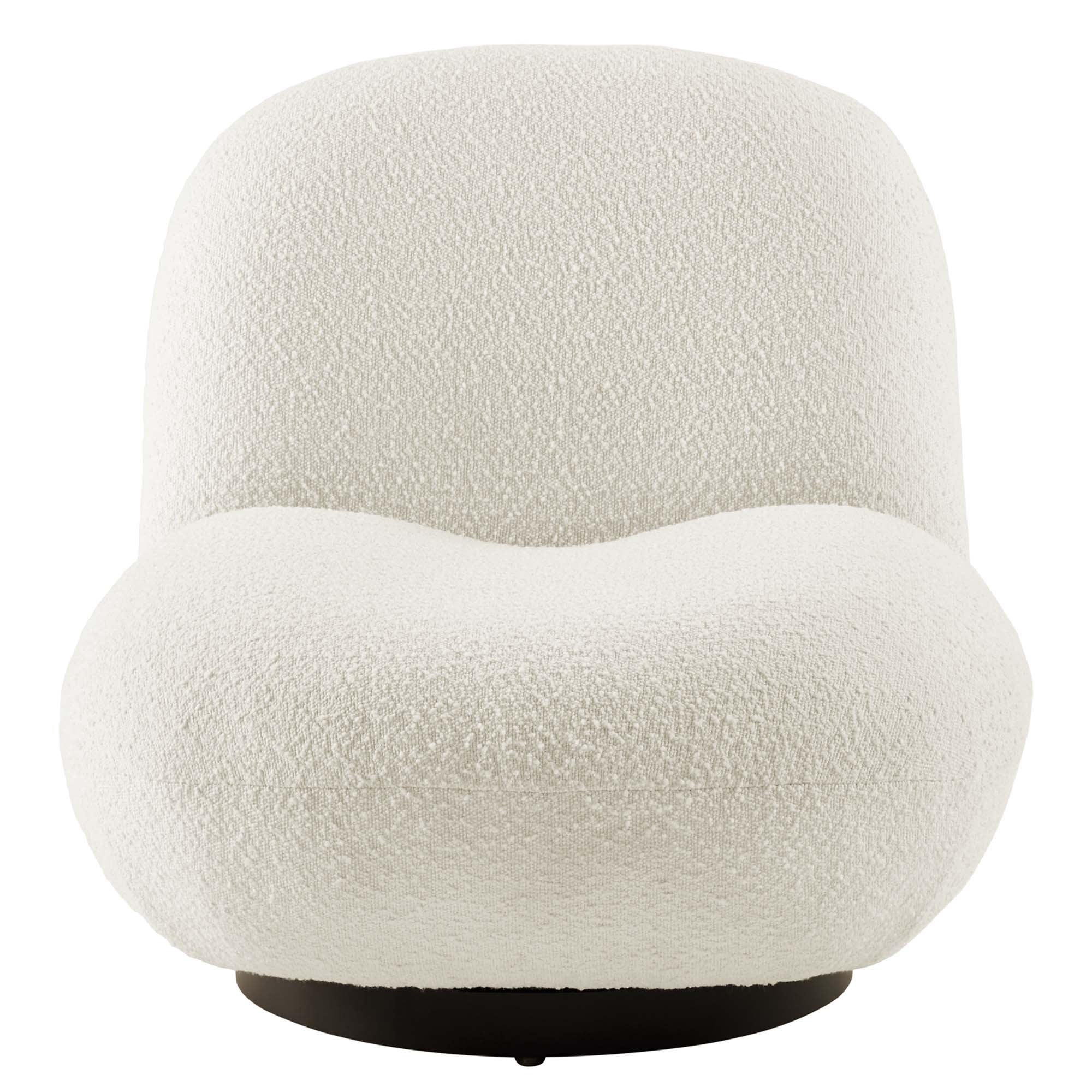 Kindred Boucle Upholstered Swivel Chair
