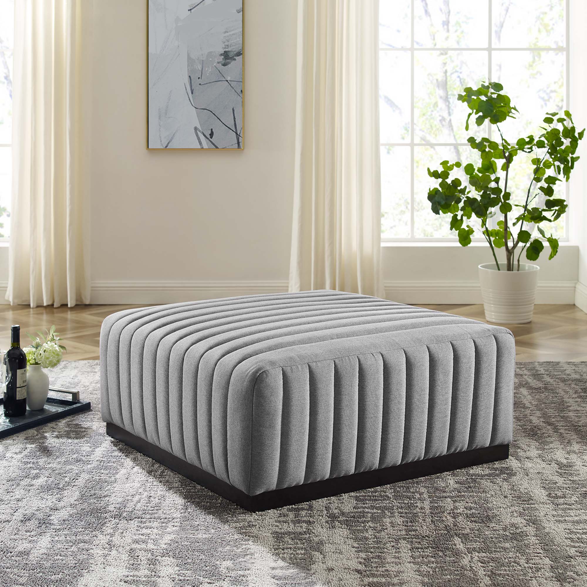 Chaise sans accoudoirs rembourrée en duvet Commix