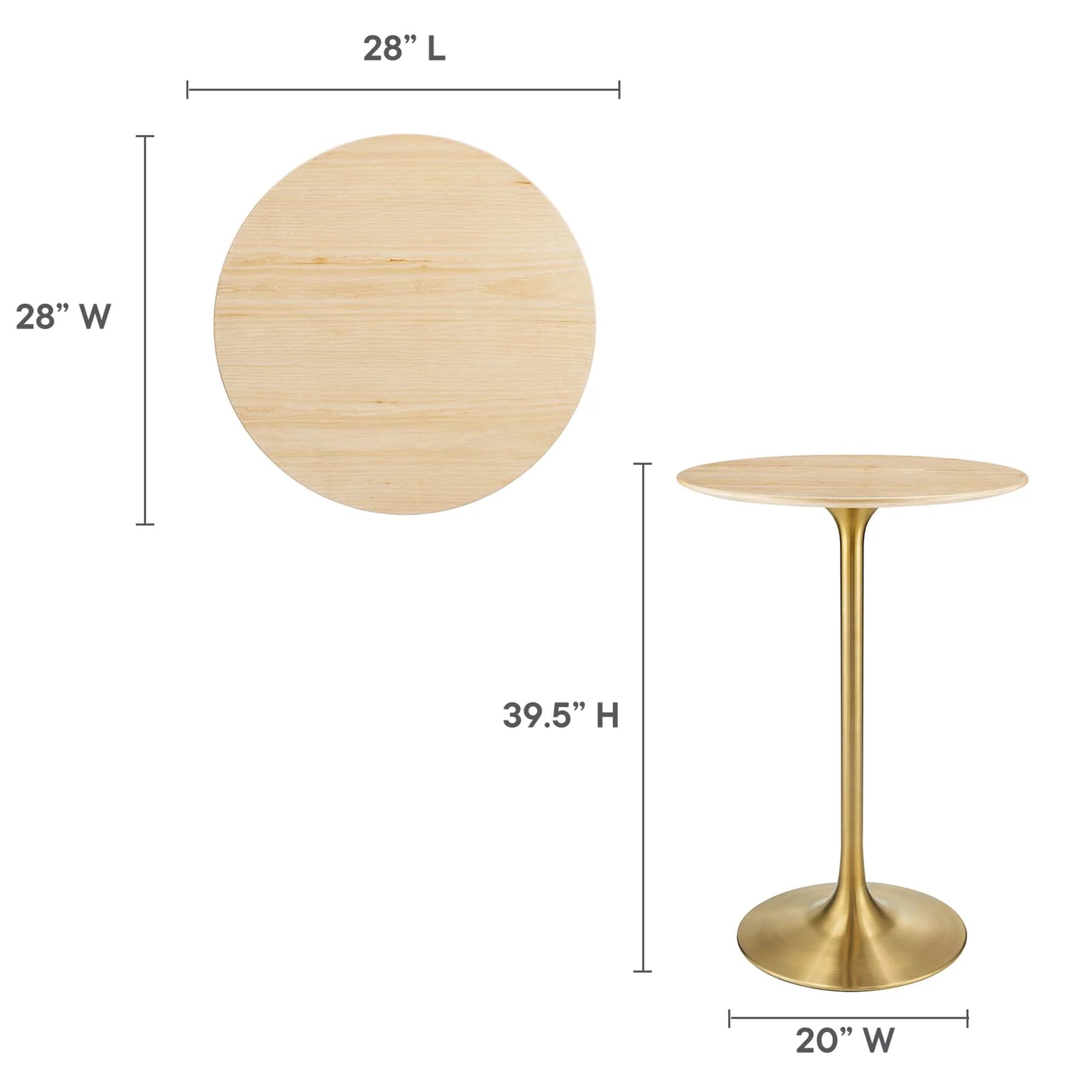 Table à manger rectangulaire en bois Lippa
