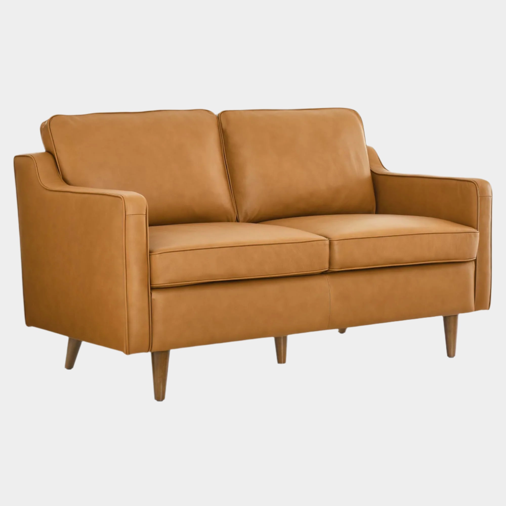 Impart Genuine Leather Loveseat
