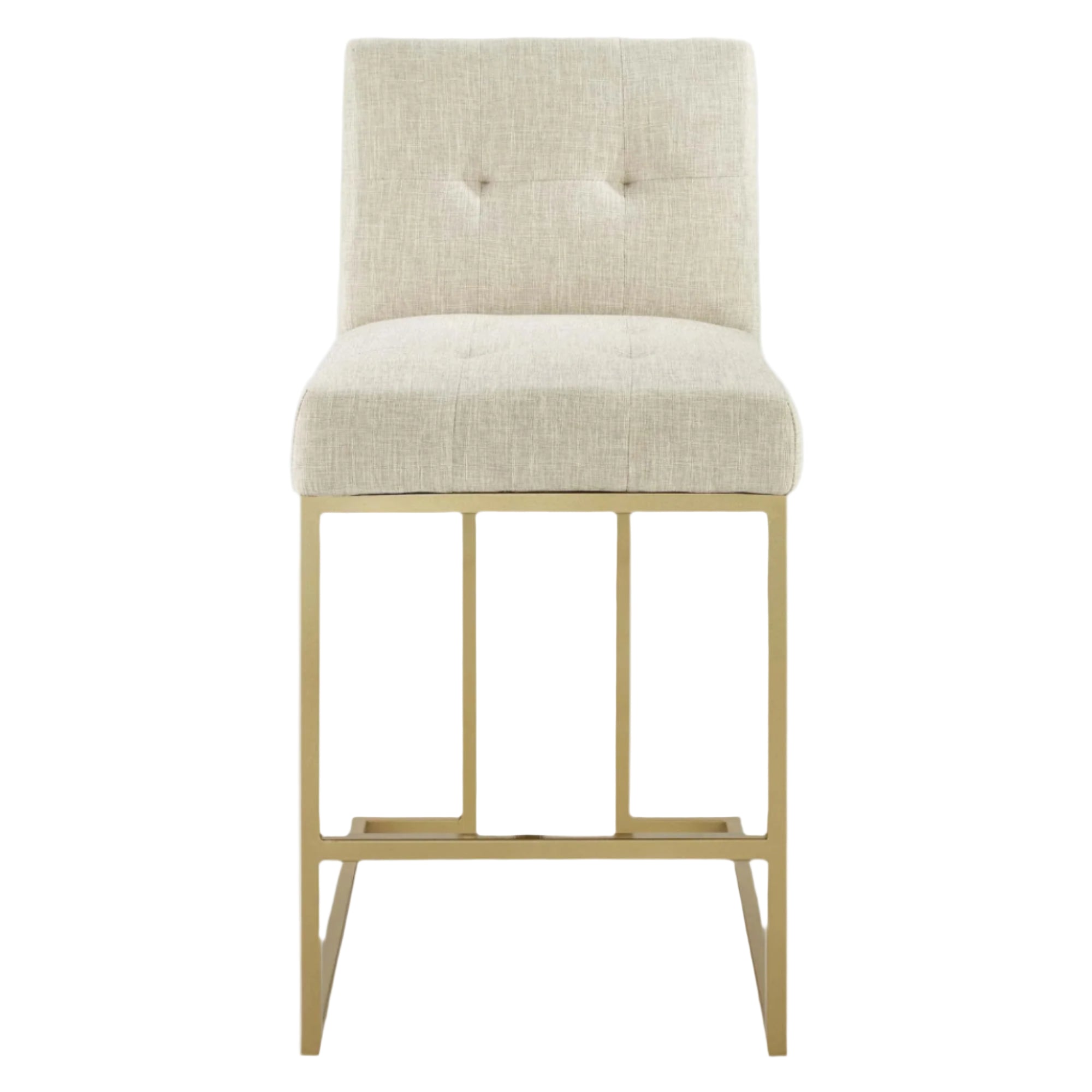 Privy Counter Stool Upholstered Fabric Set of 2