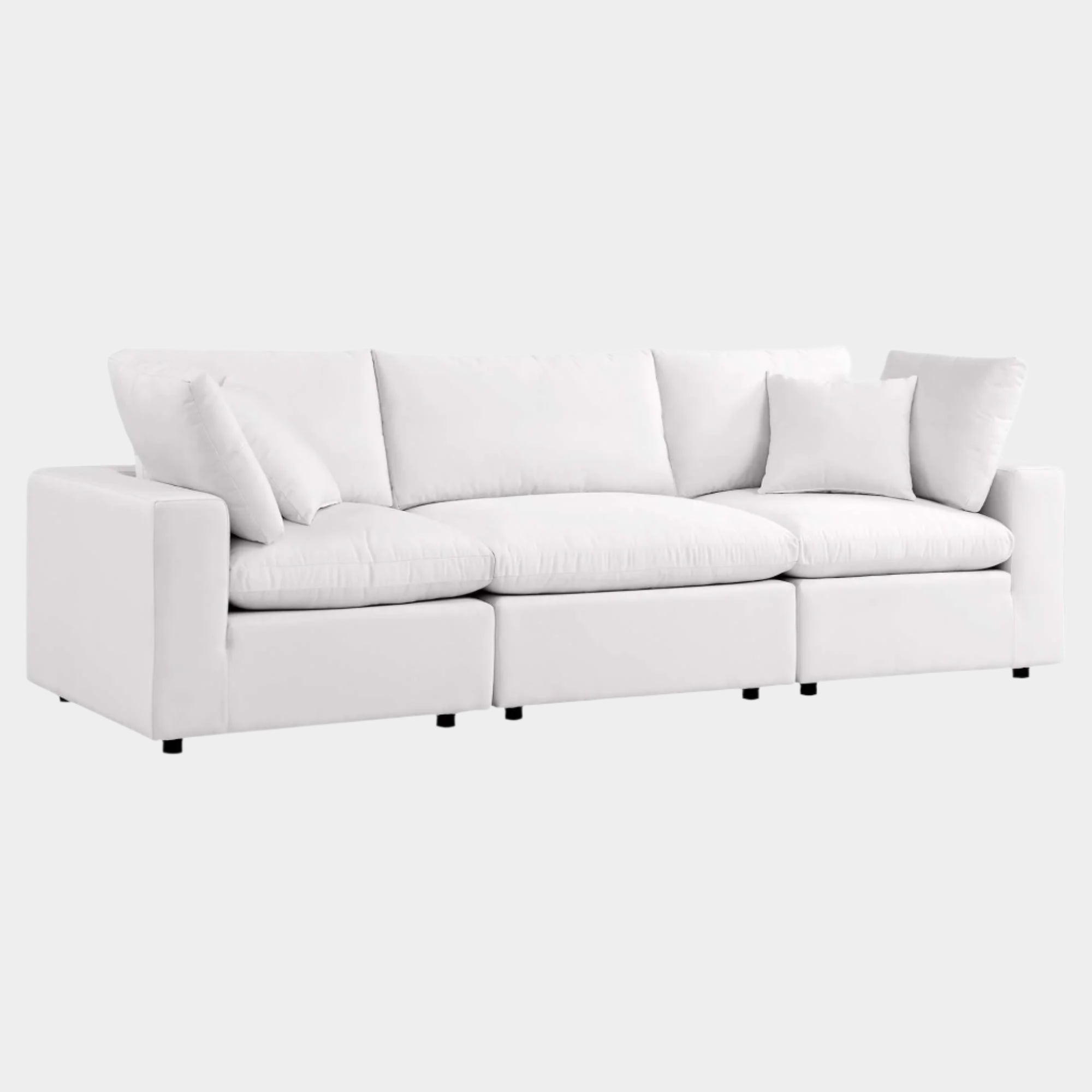 Commix Overstuffed Outdoor Patio Sofa