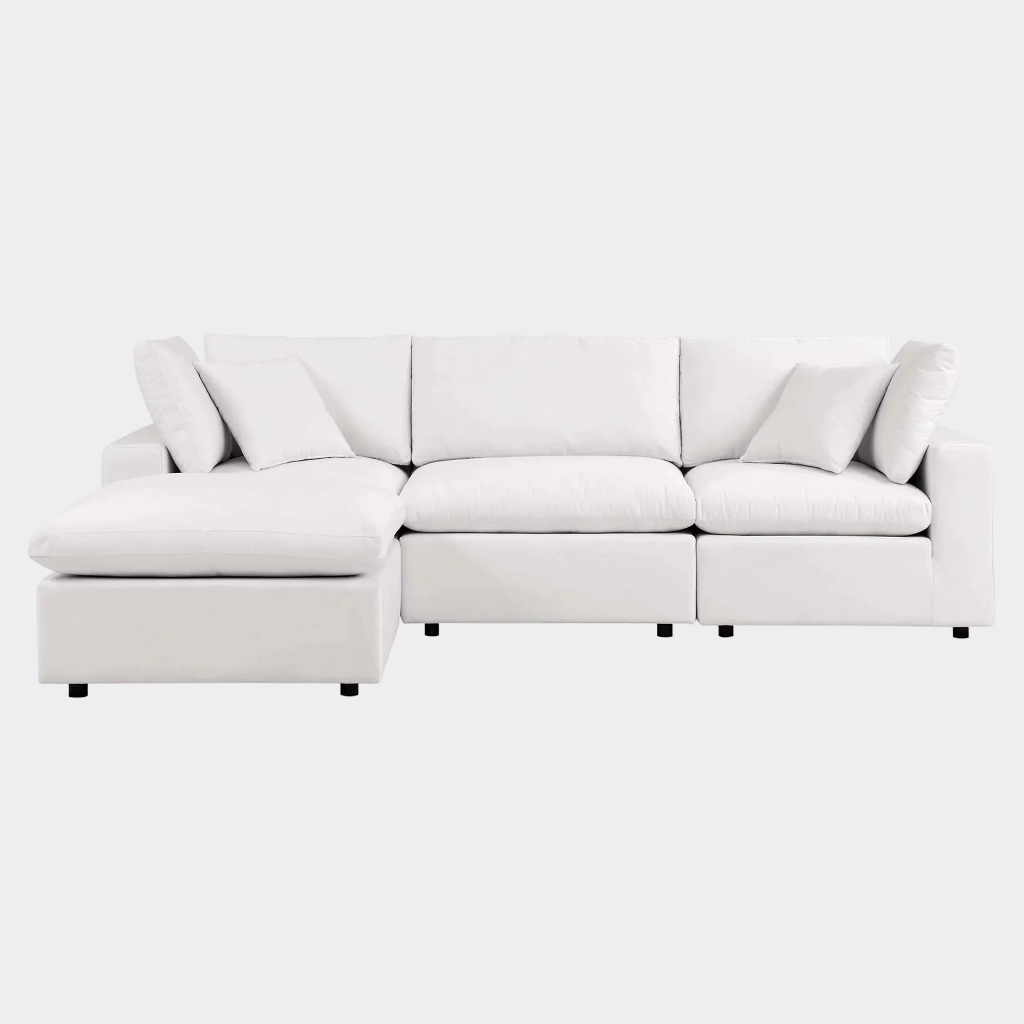 Commix 4-Piece Outdoor Patio Sectional Sofa