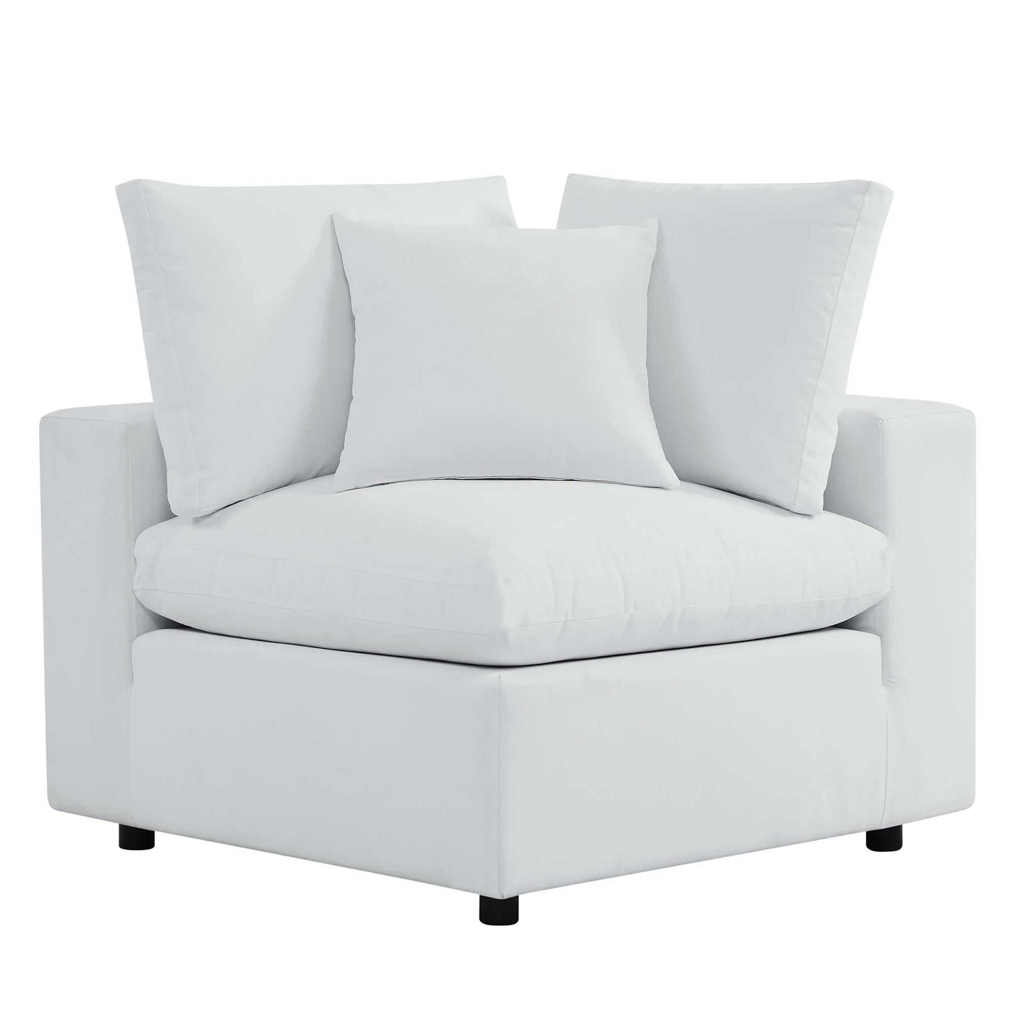 Commix 4-Piece Sunbrella® Outdoor Patio Sectional Sofa in White