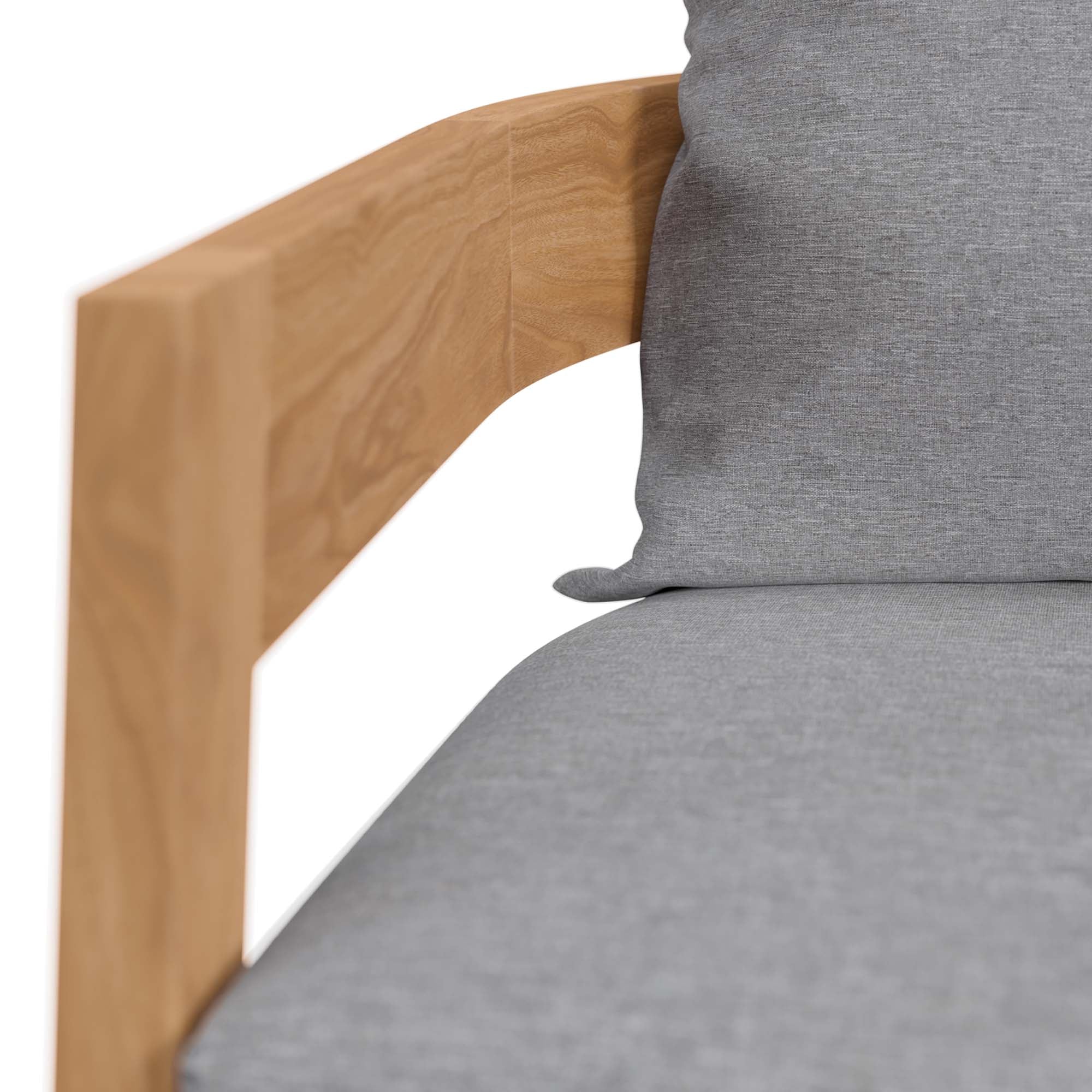 Fauteuil de terrasse extérieur en bois de teck Brisbane