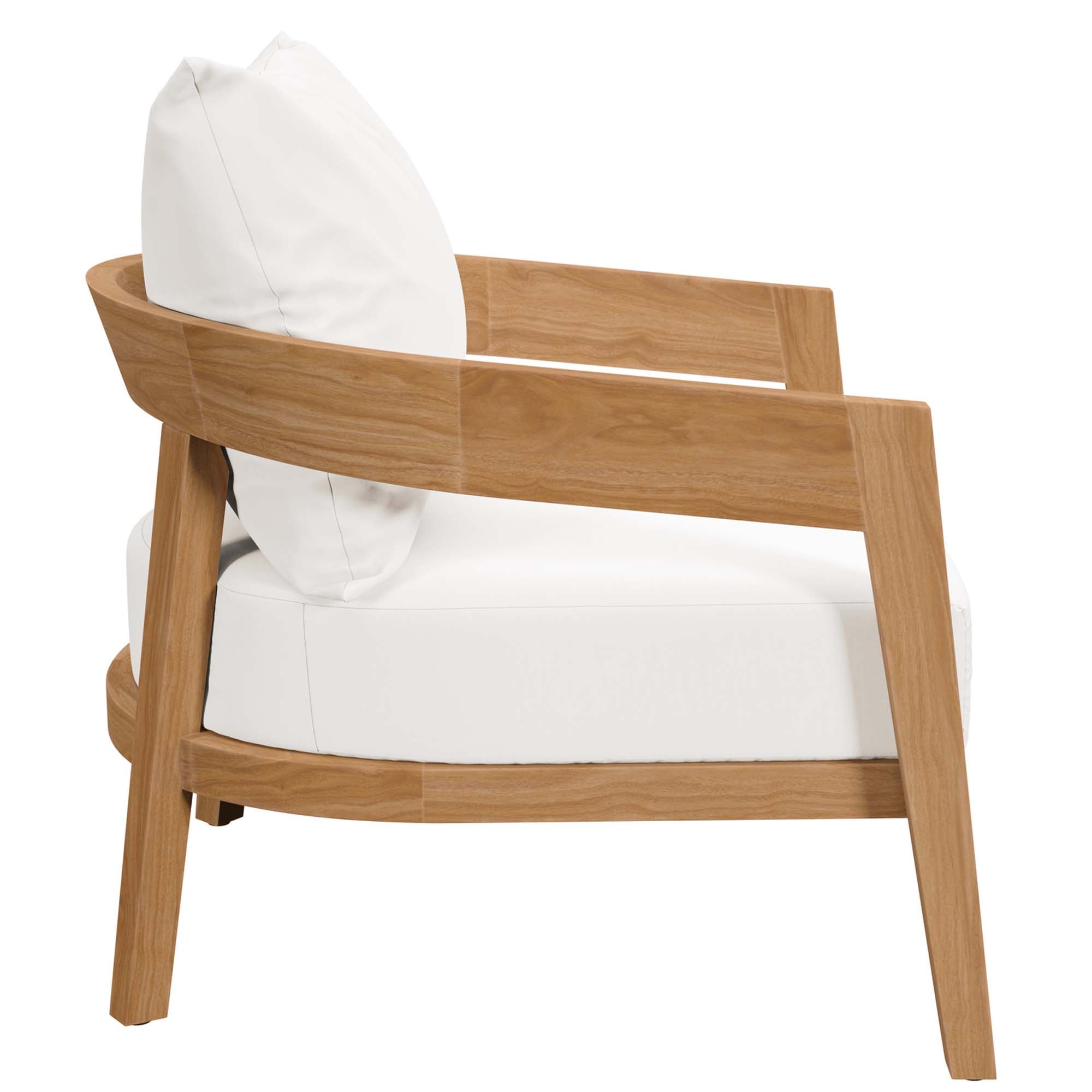 Fauteuil de terrasse extérieur en bois de teck Brisbane