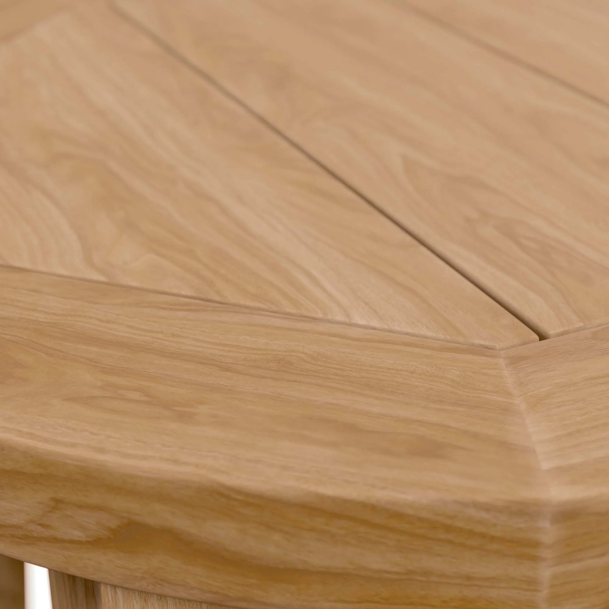 Table d'appoint d'extérieur en bois de teck Brisbane en couleur naturelle
