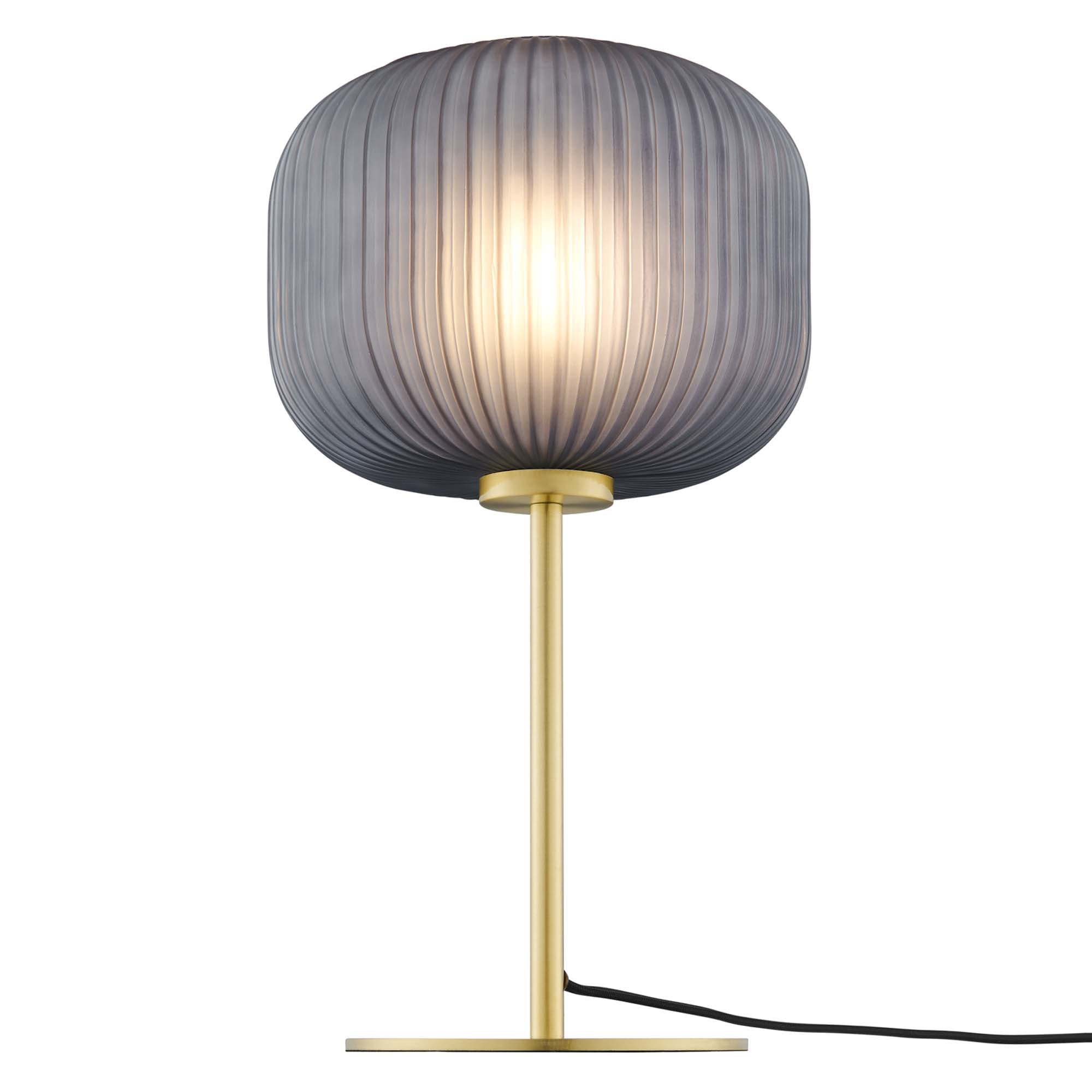 Lampe de table en verre et métal Reprise Glass Sphere