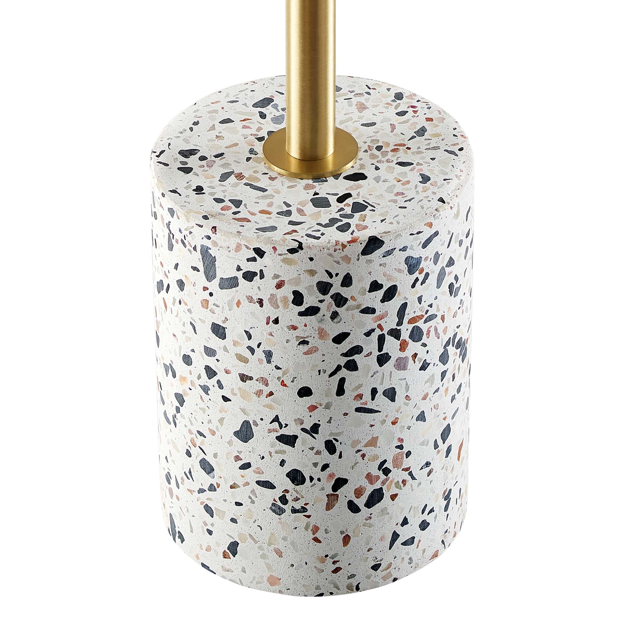 Logic Terrazzo Table Lamp in White