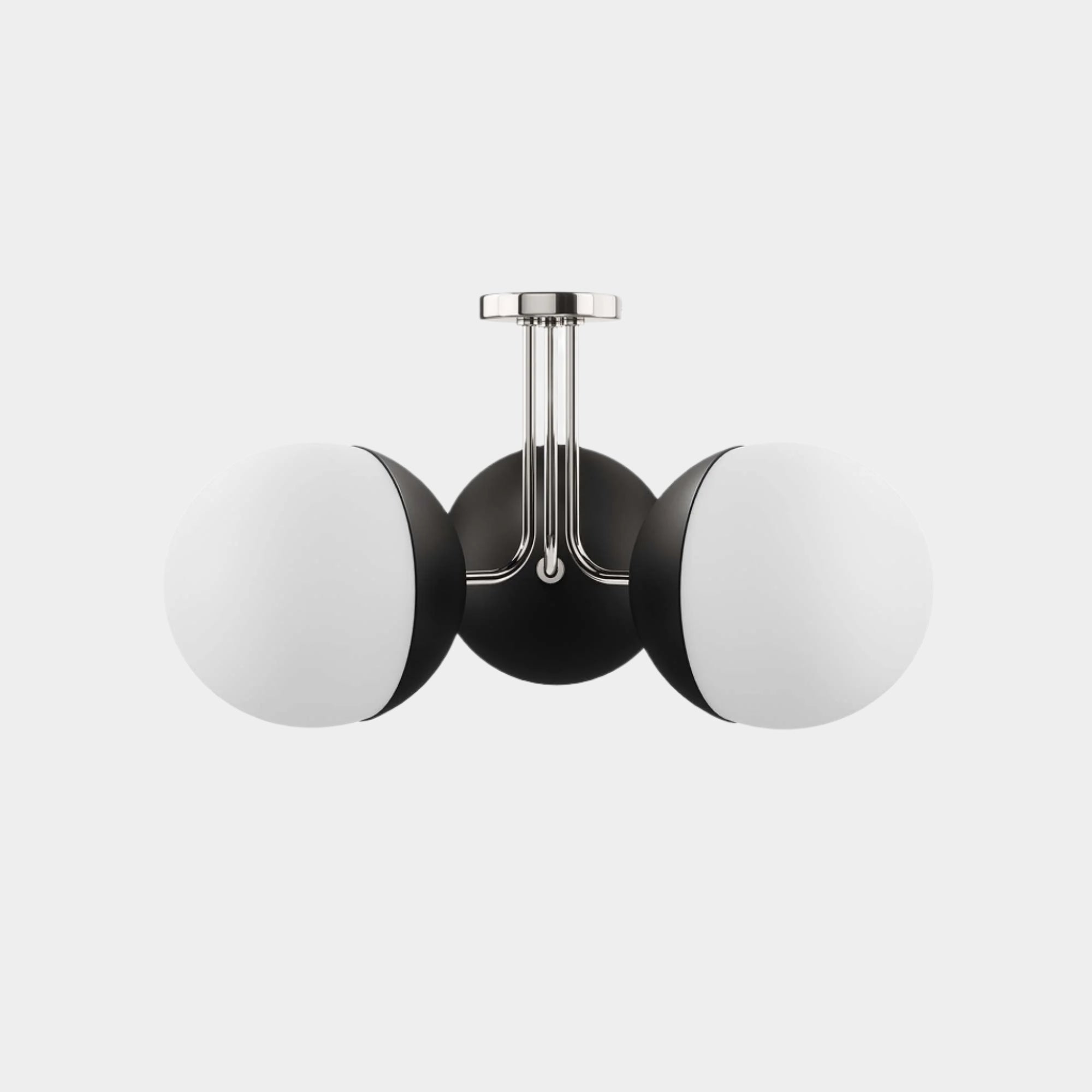 Plafonnier semi-encastré à 3 lampes Stellar