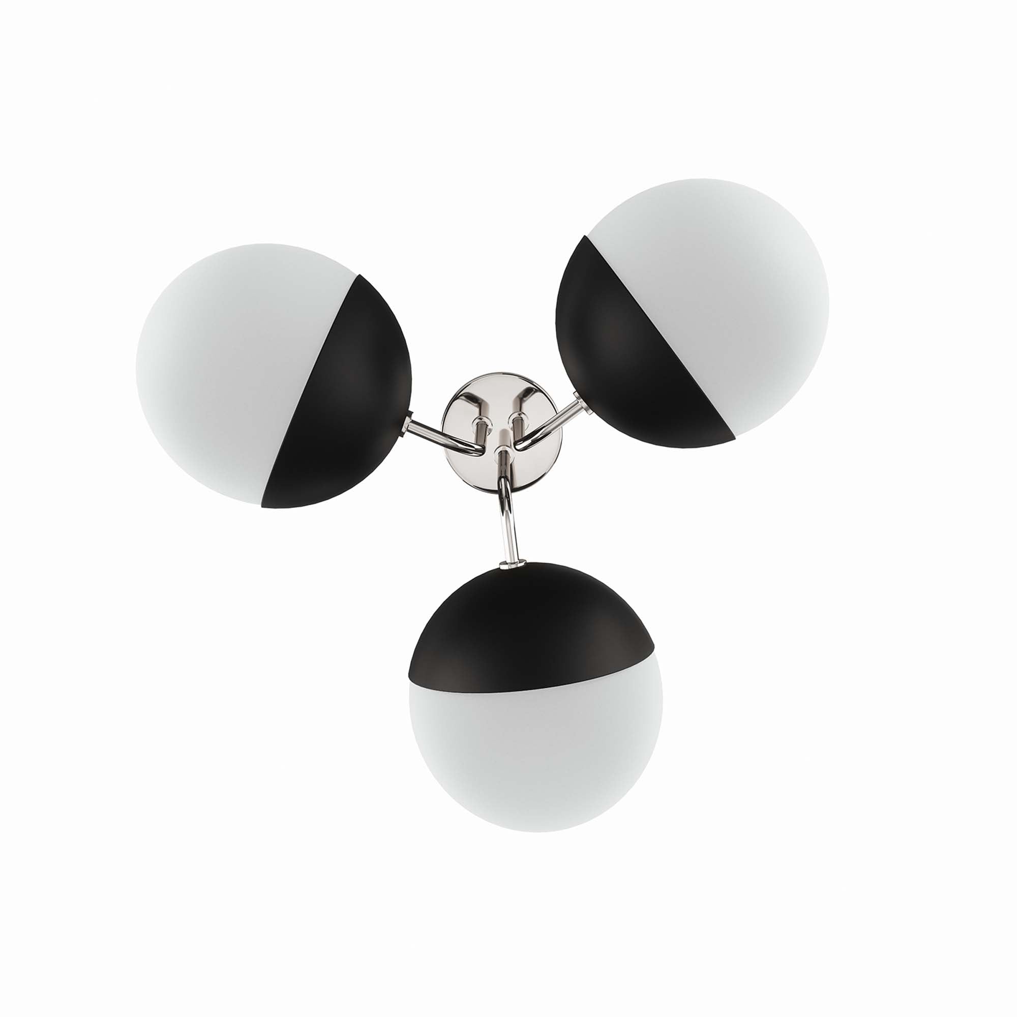 Plafonnier semi-encastré à 3 lampes Stellar