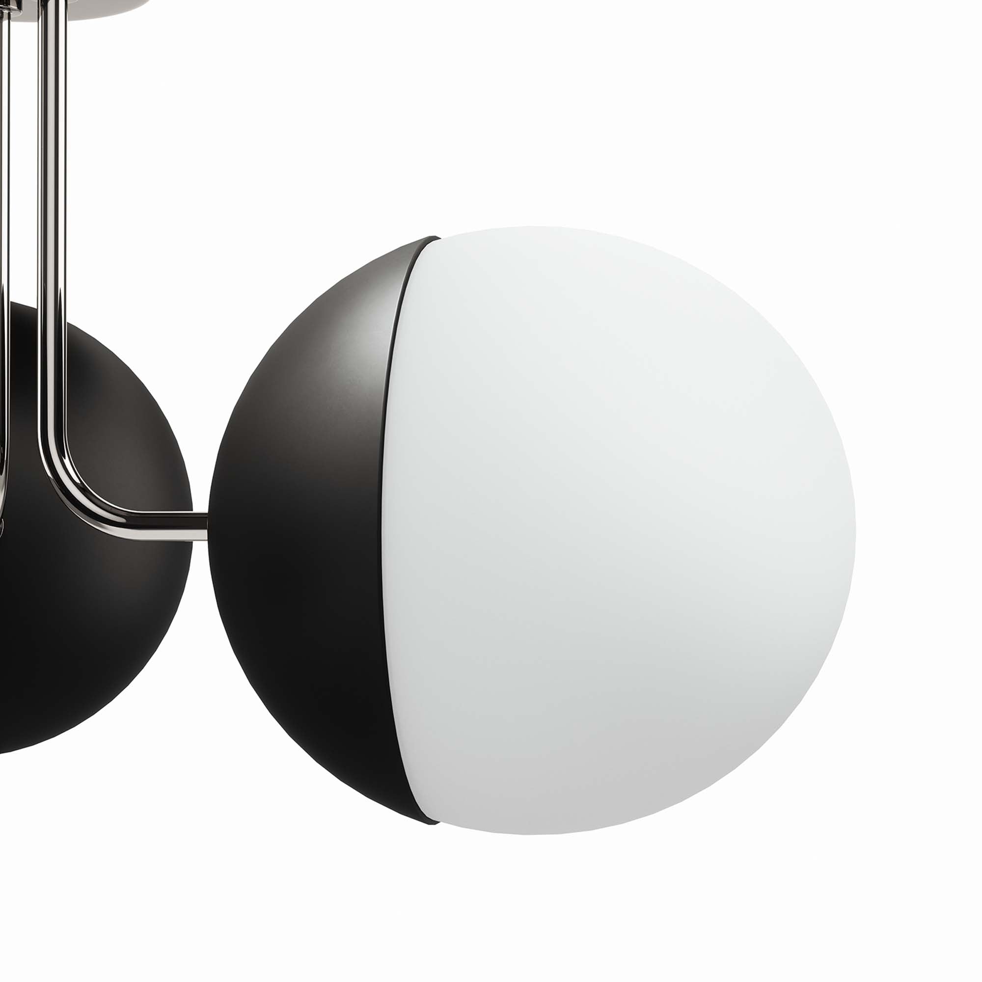 Plafonnier semi-encastré à 3 lampes Stellar