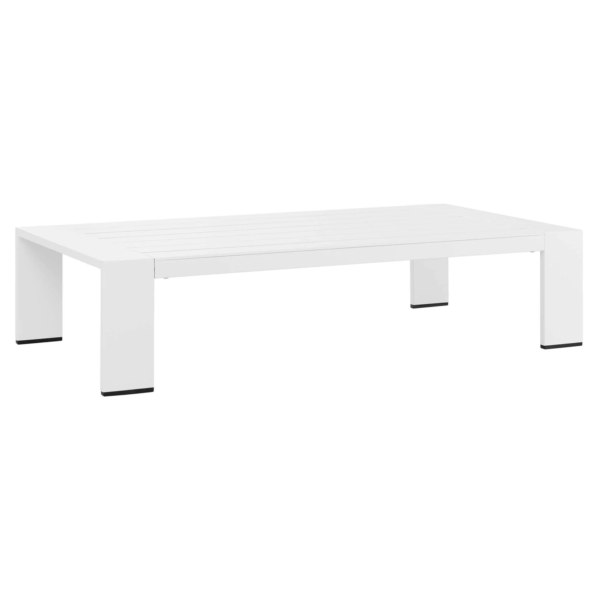 Table basse d'extérieur Tahoe en aluminium avec revêtement en poudre