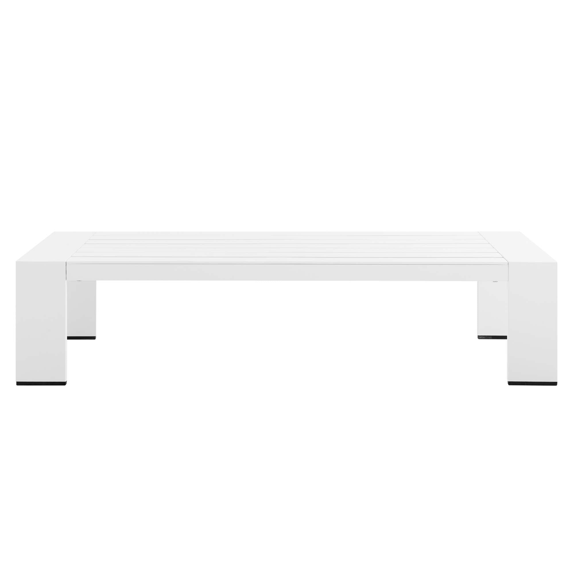 Table basse d'extérieur Tahoe en aluminium avec revêtement en poudre