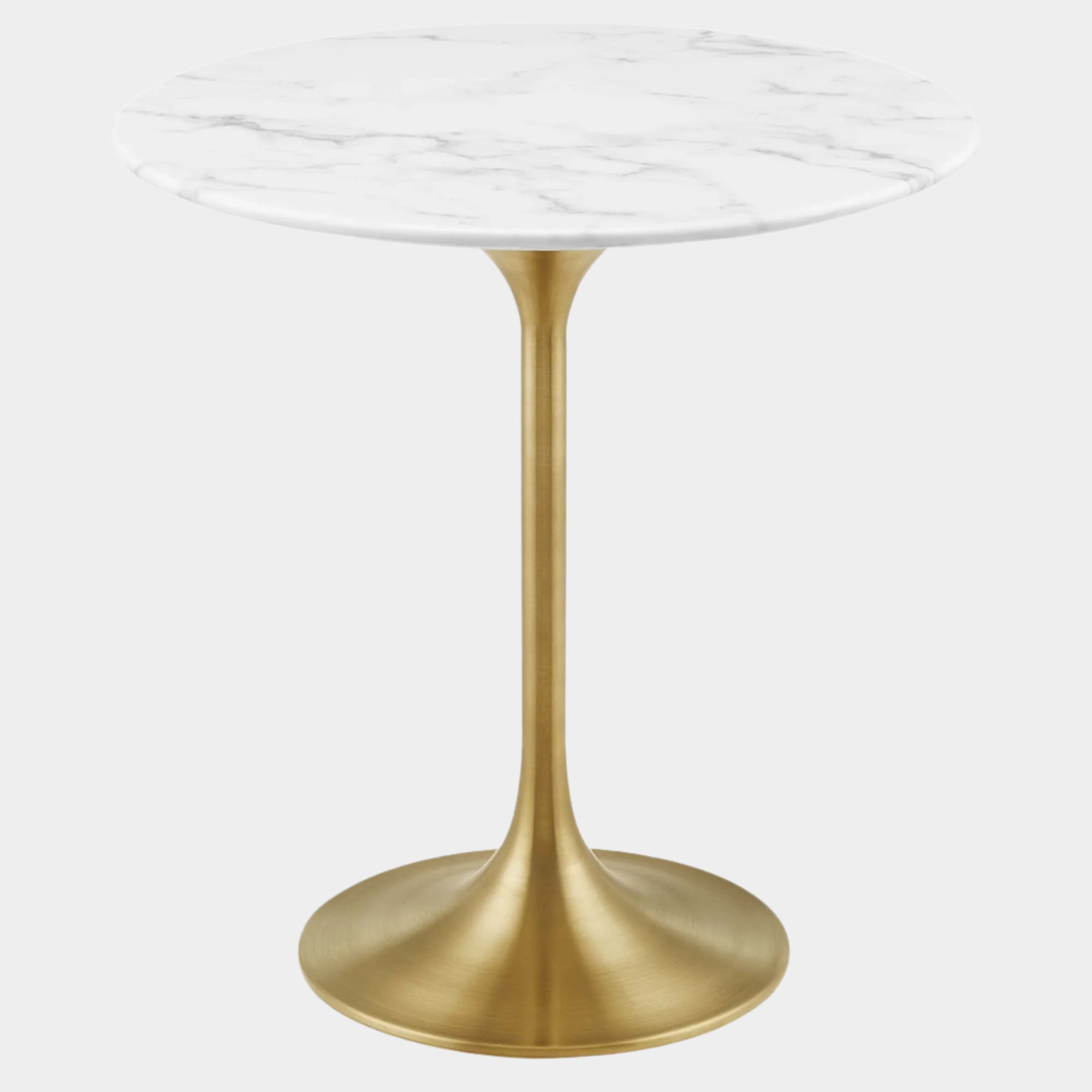 Lippa Round Artificial Marble Side Table