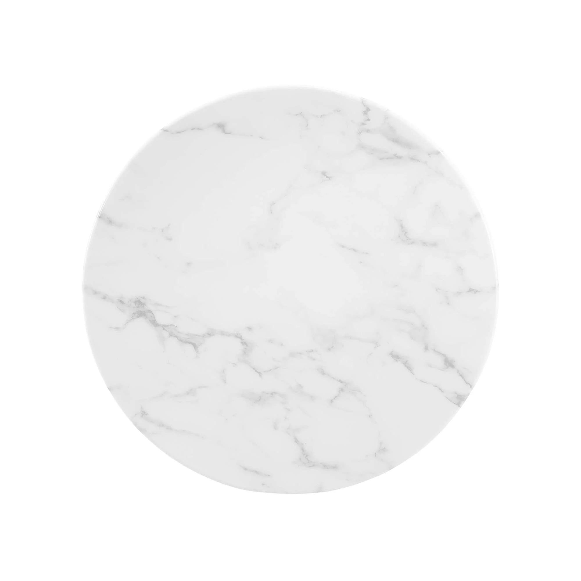 Lippa Round Artificial Marble Side Table