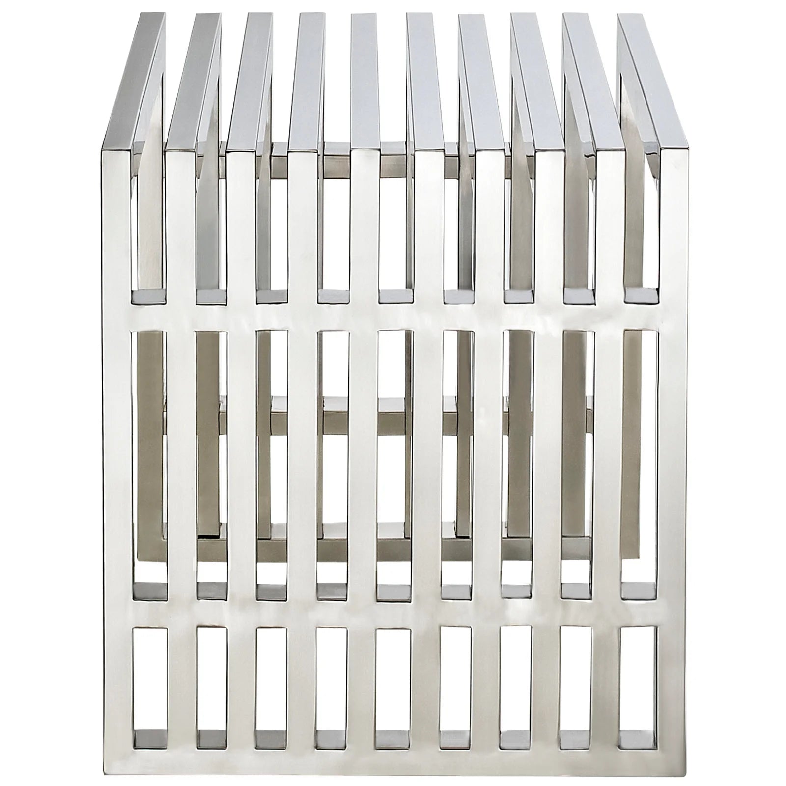 Gridiron Small Stainless-Steel Bench