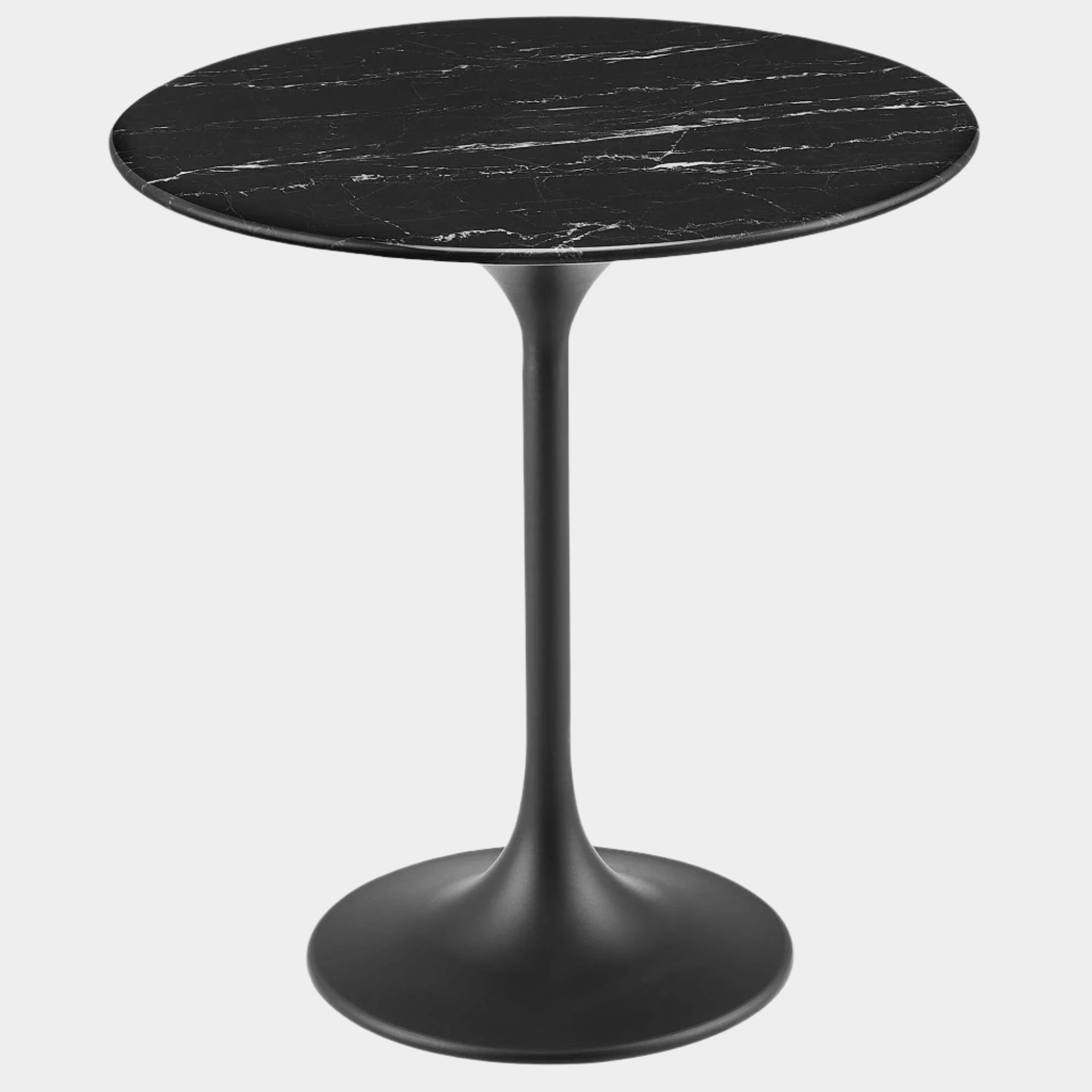 Lippa Round Artificial Marble Side Table
