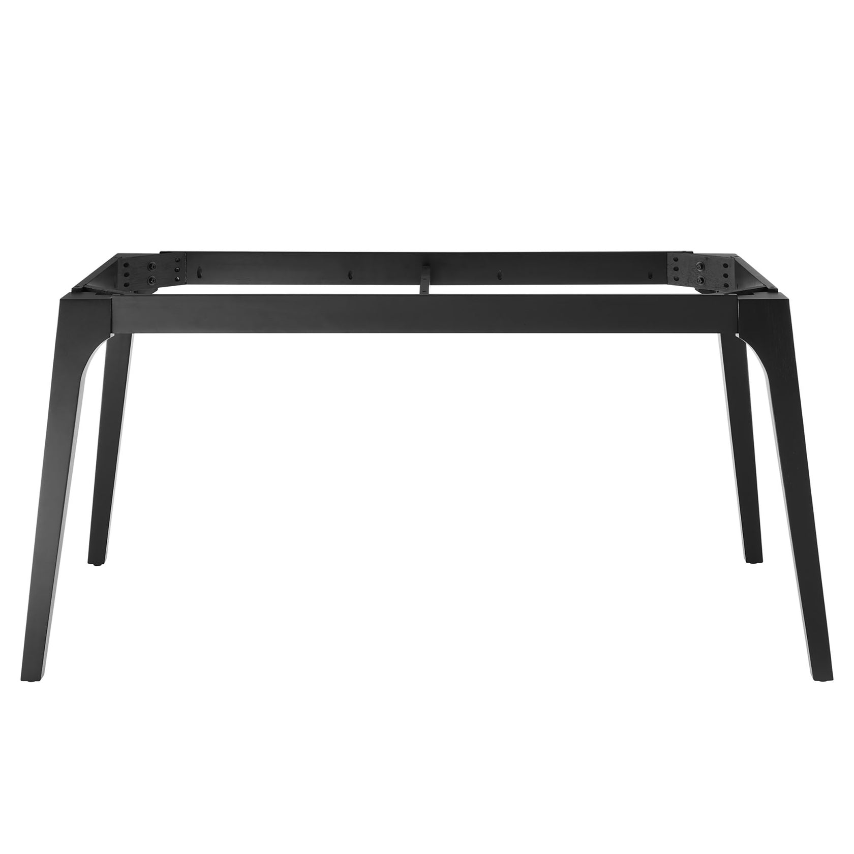 Table à manger rectangulaire en marbre artificiel Performance de 63 po de Juxtapose en noir et blanc