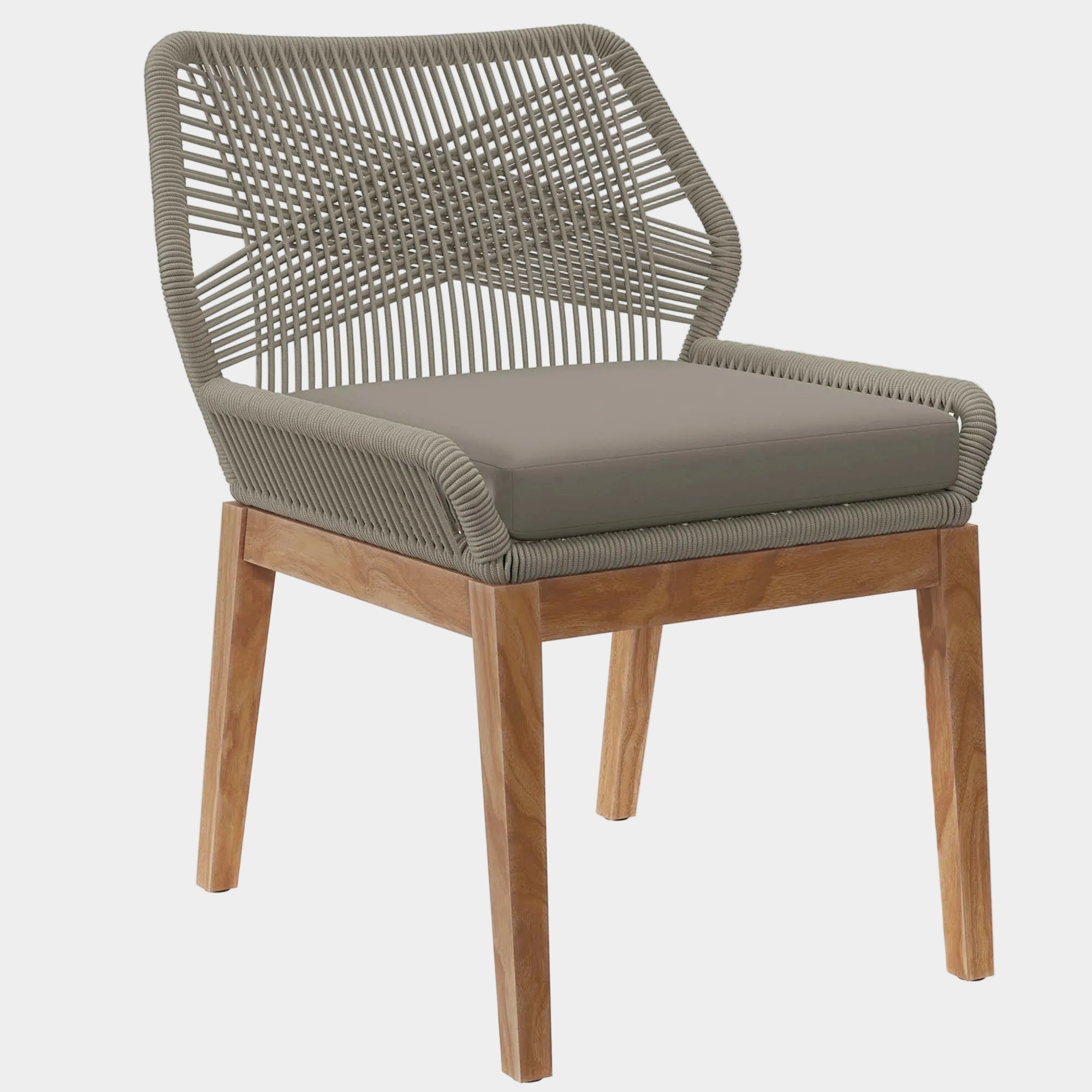 Wellspring Outdoor Patio Teak Wood Dining Chair