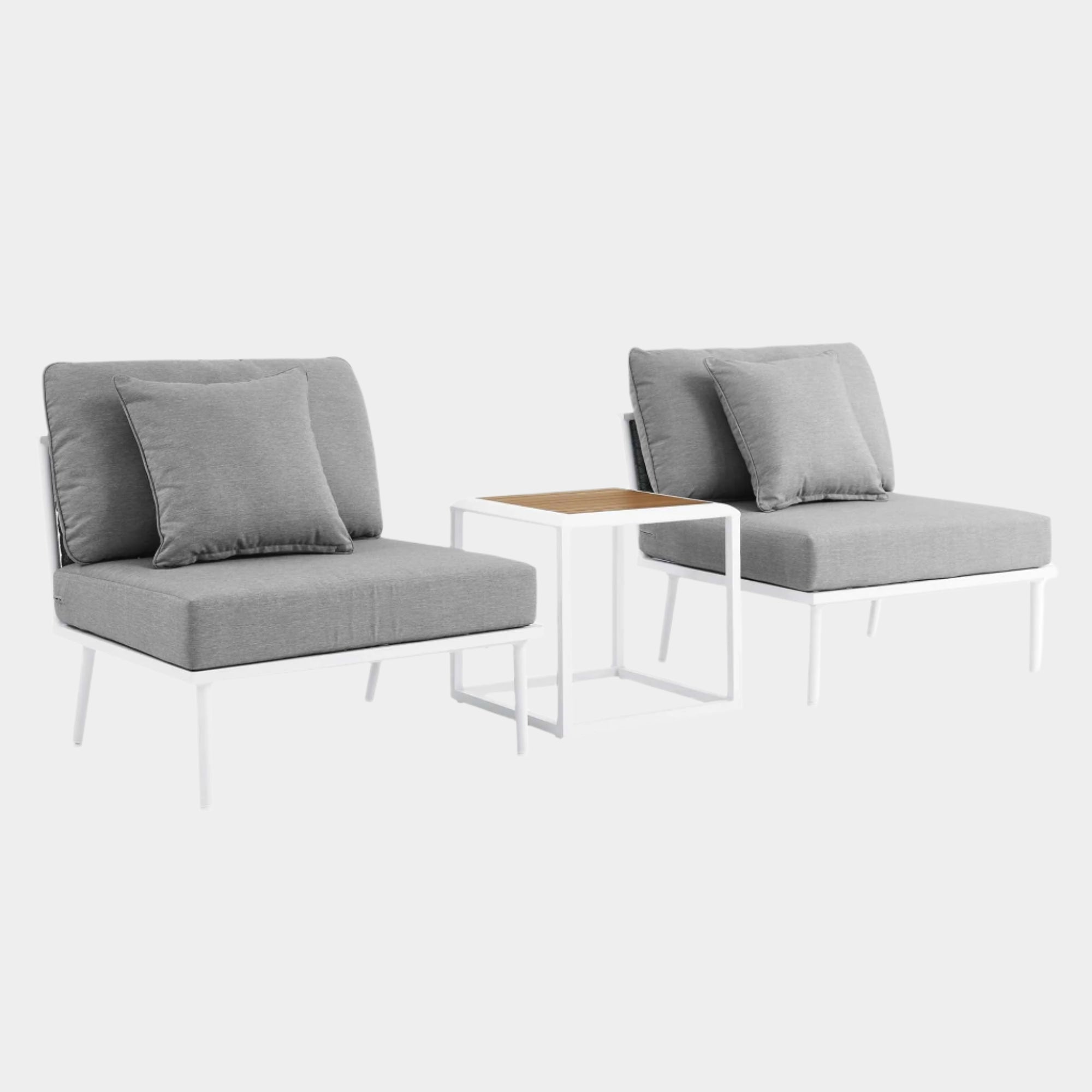 Stance 3 Piece Outdoor Patio Aluminum Set