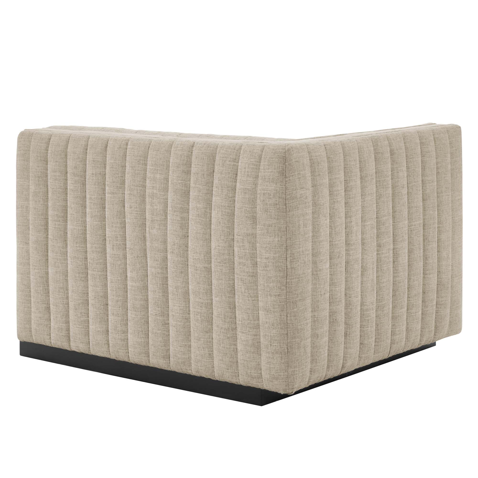 Chaise sans accoudoirs rembourrée en duvet Commix