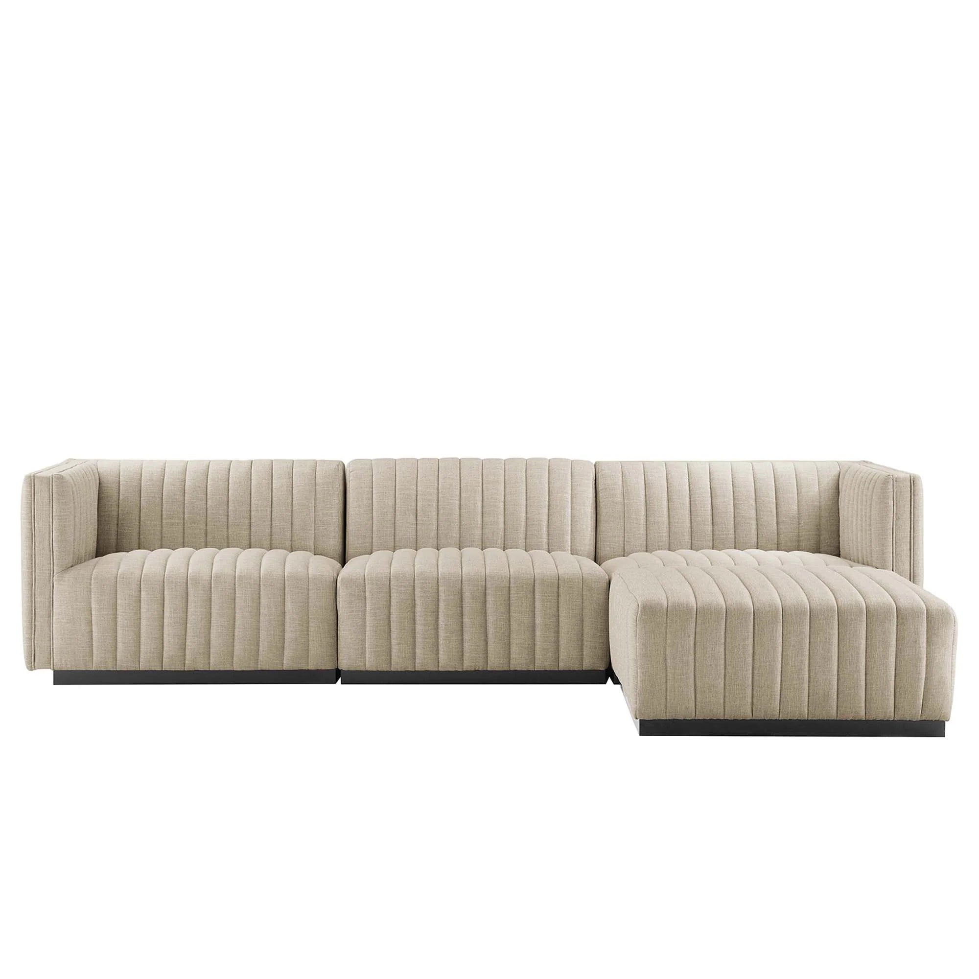 Chaise sans accoudoirs rembourrée en duvet Commix