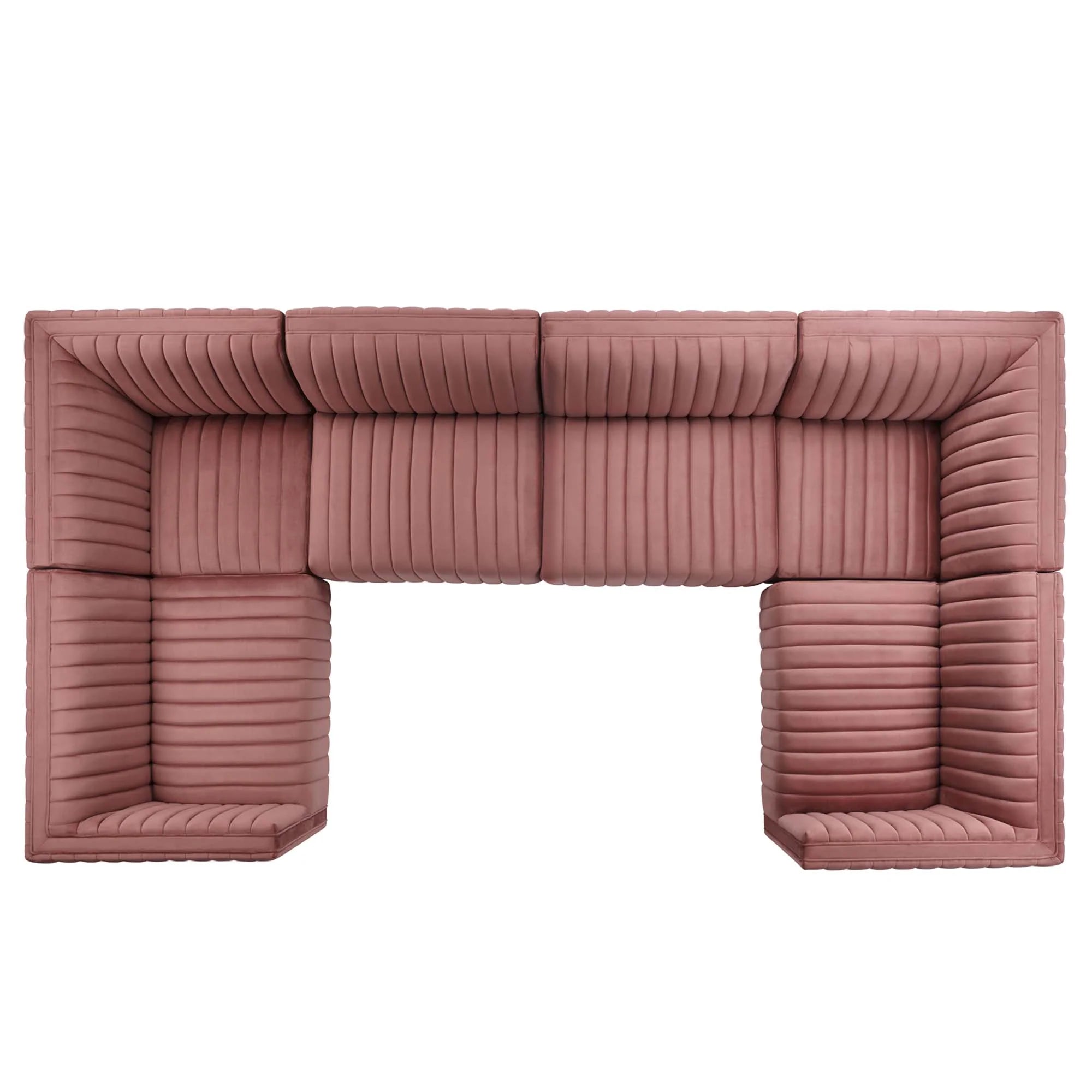 Chaise sans accoudoirs rembourrée en duvet Commix