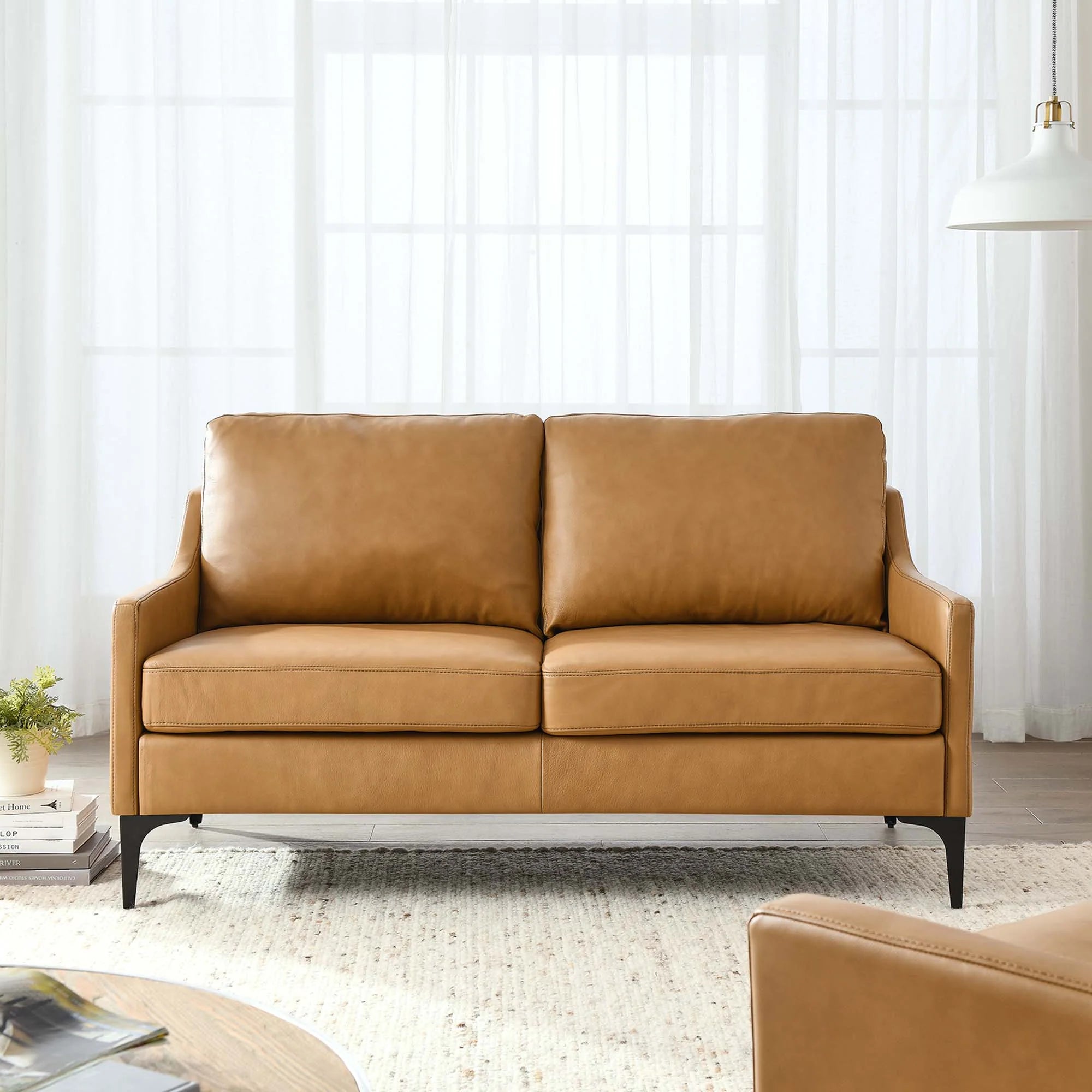 Chaise sans accoudoirs rembourrée en duvet Commix