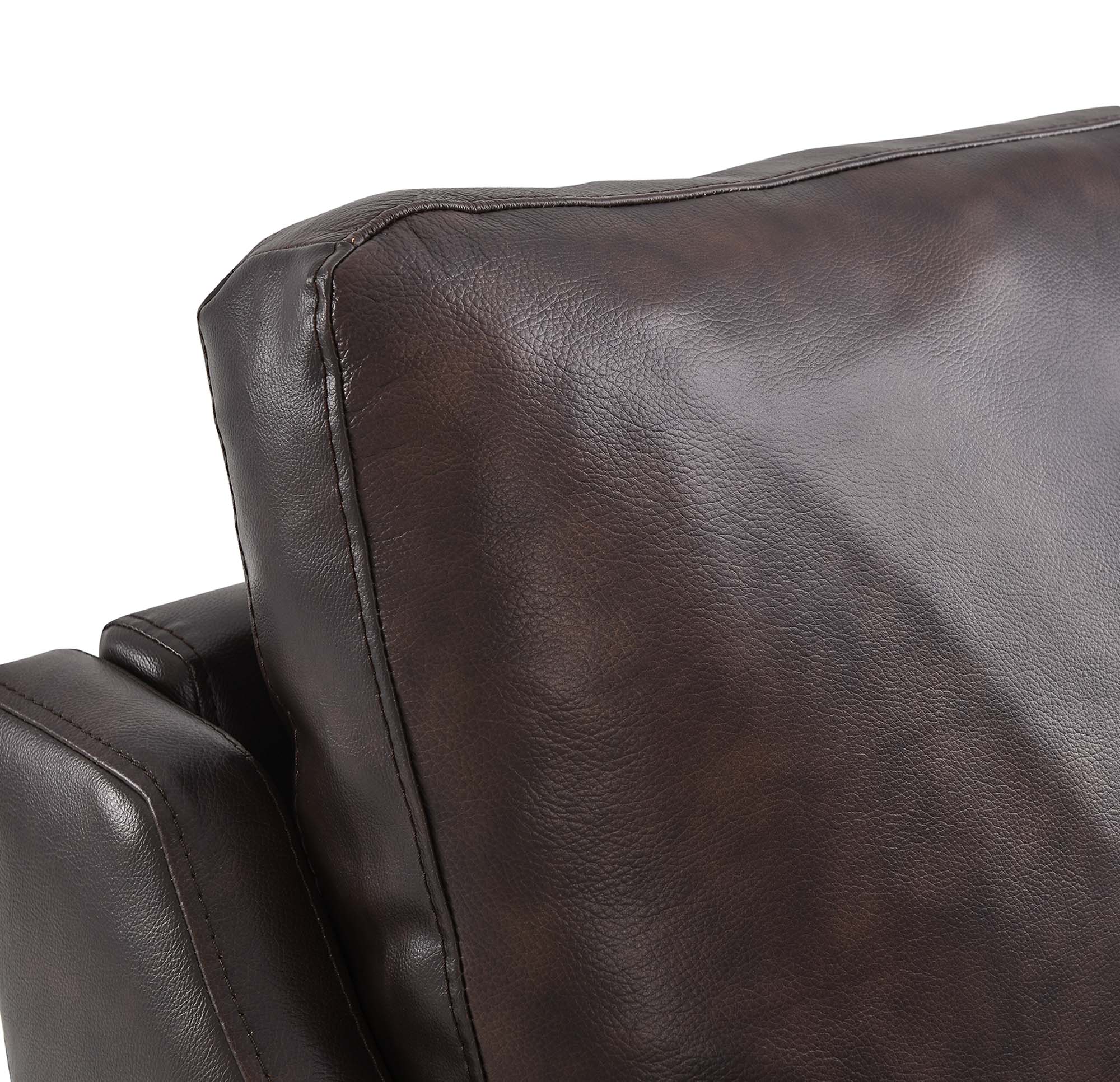 Fauteuil en cuir Corland